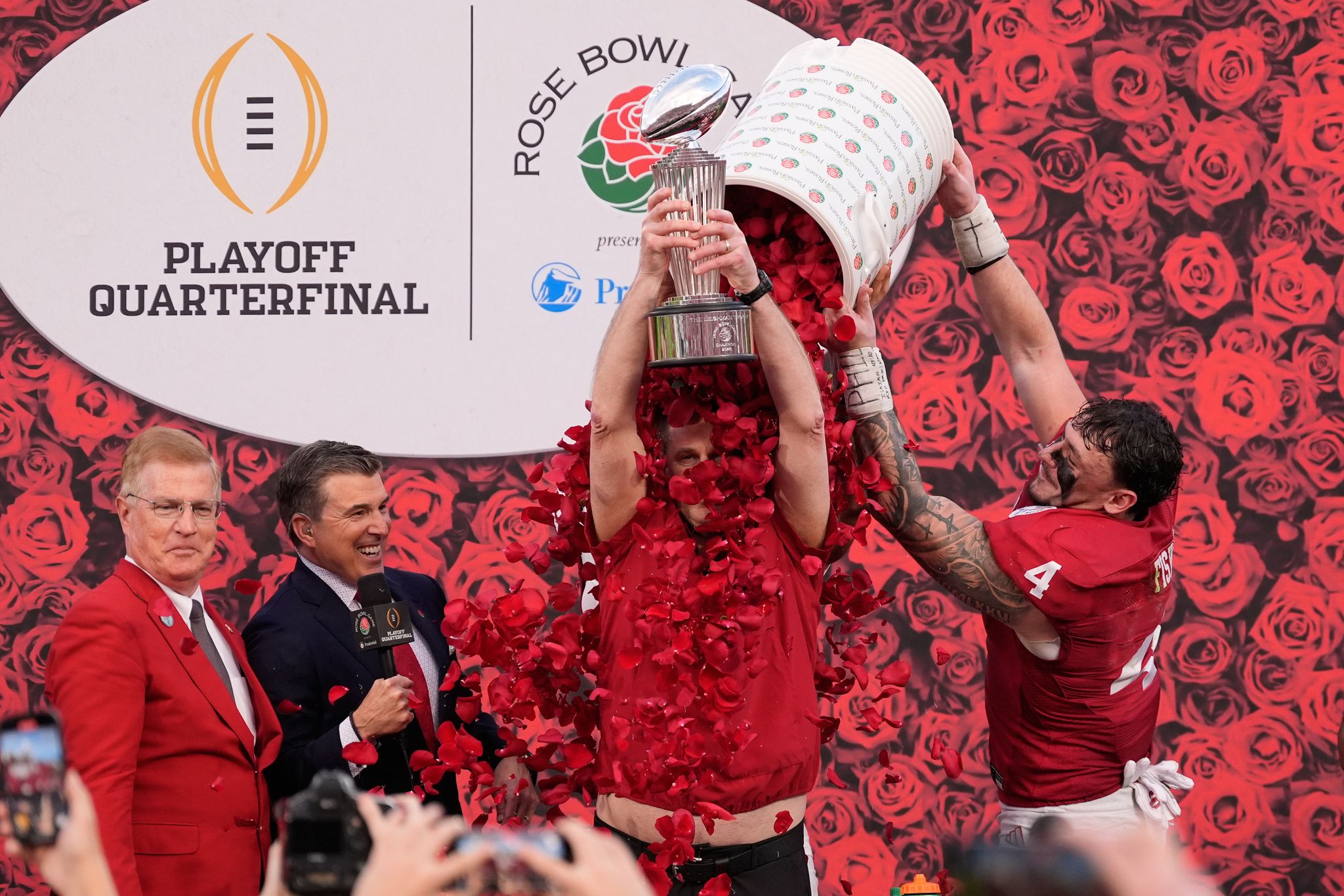 CFP quarterfinals viewership up 14% from last year, including this ...