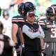 Texas Tech head coach Joey McGuire watches his team warmup ahead of the Orange Bowl College Football Playoff quarterfinal game against Oregon, Thursday, Jan. 1, 2026, in Miami Gardens, Fla. 