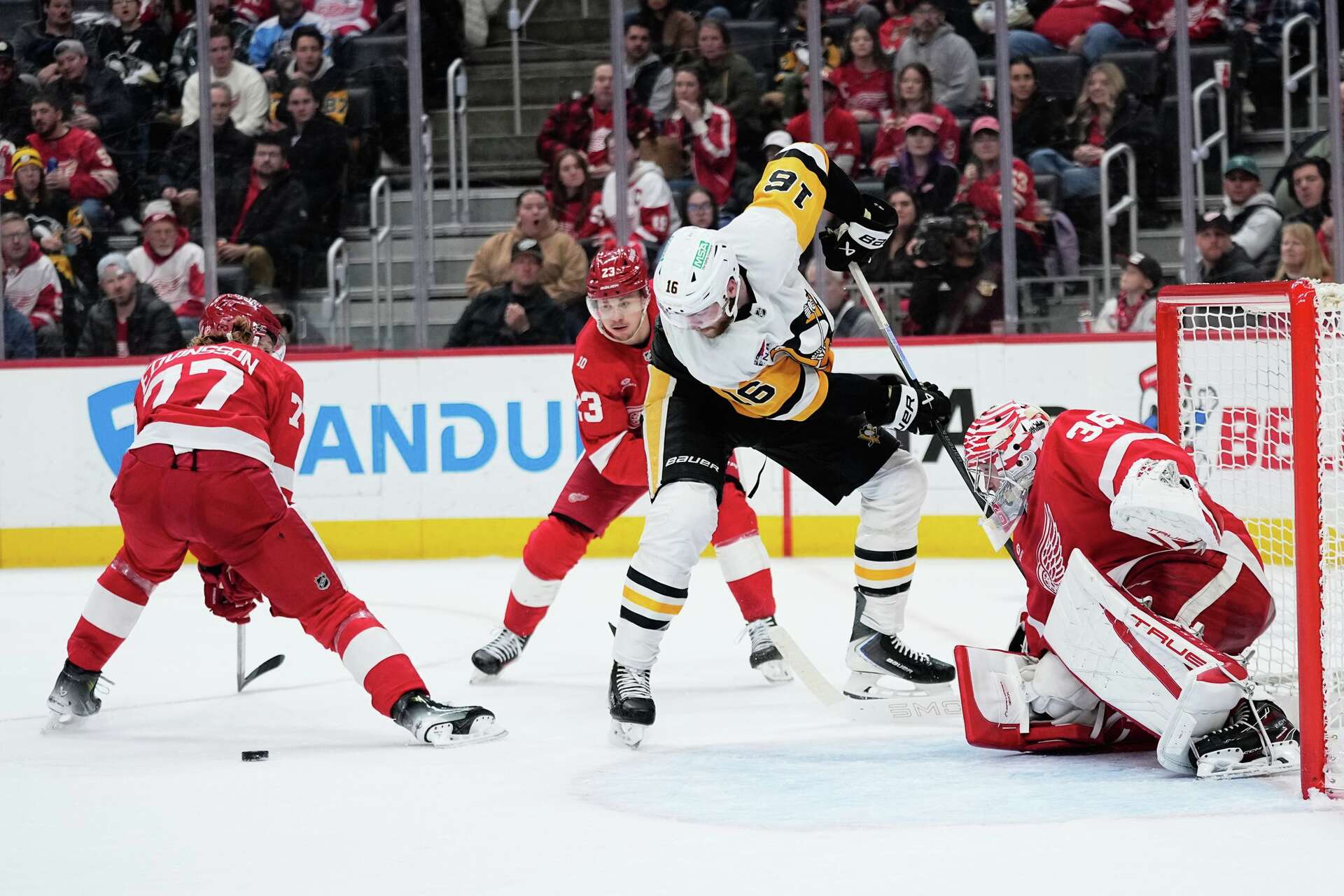 Bryan Rust, Yegor Chinakhov send streaking Penguins past Red Wings, 4-1