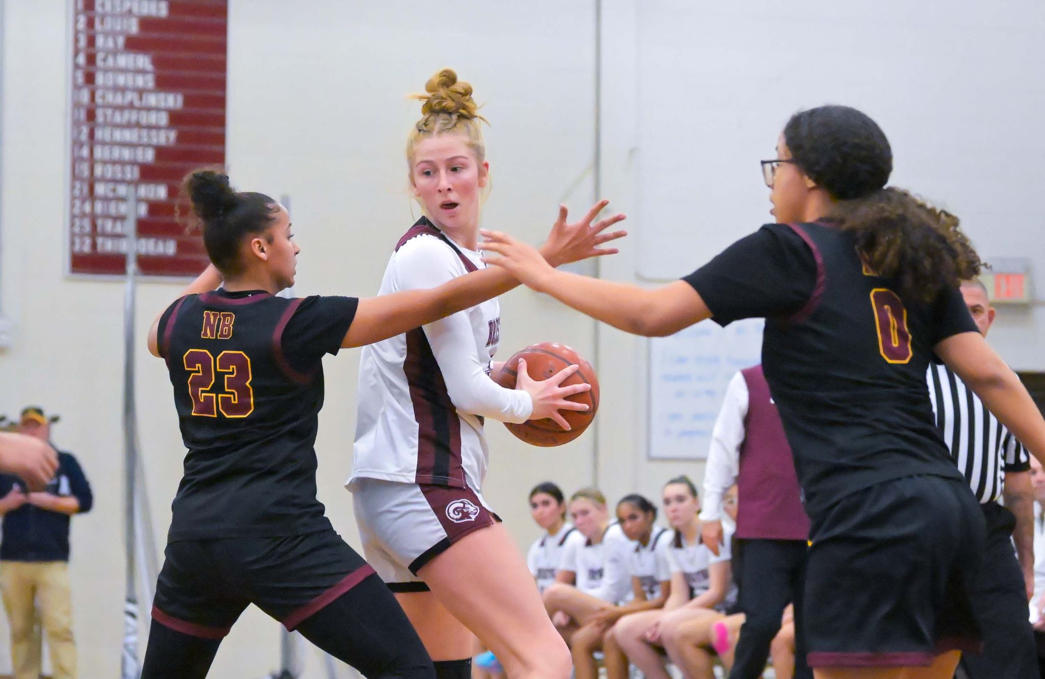 Nicole Riemer Nicole Riemer is over 1,000 points and rebounds in her career
