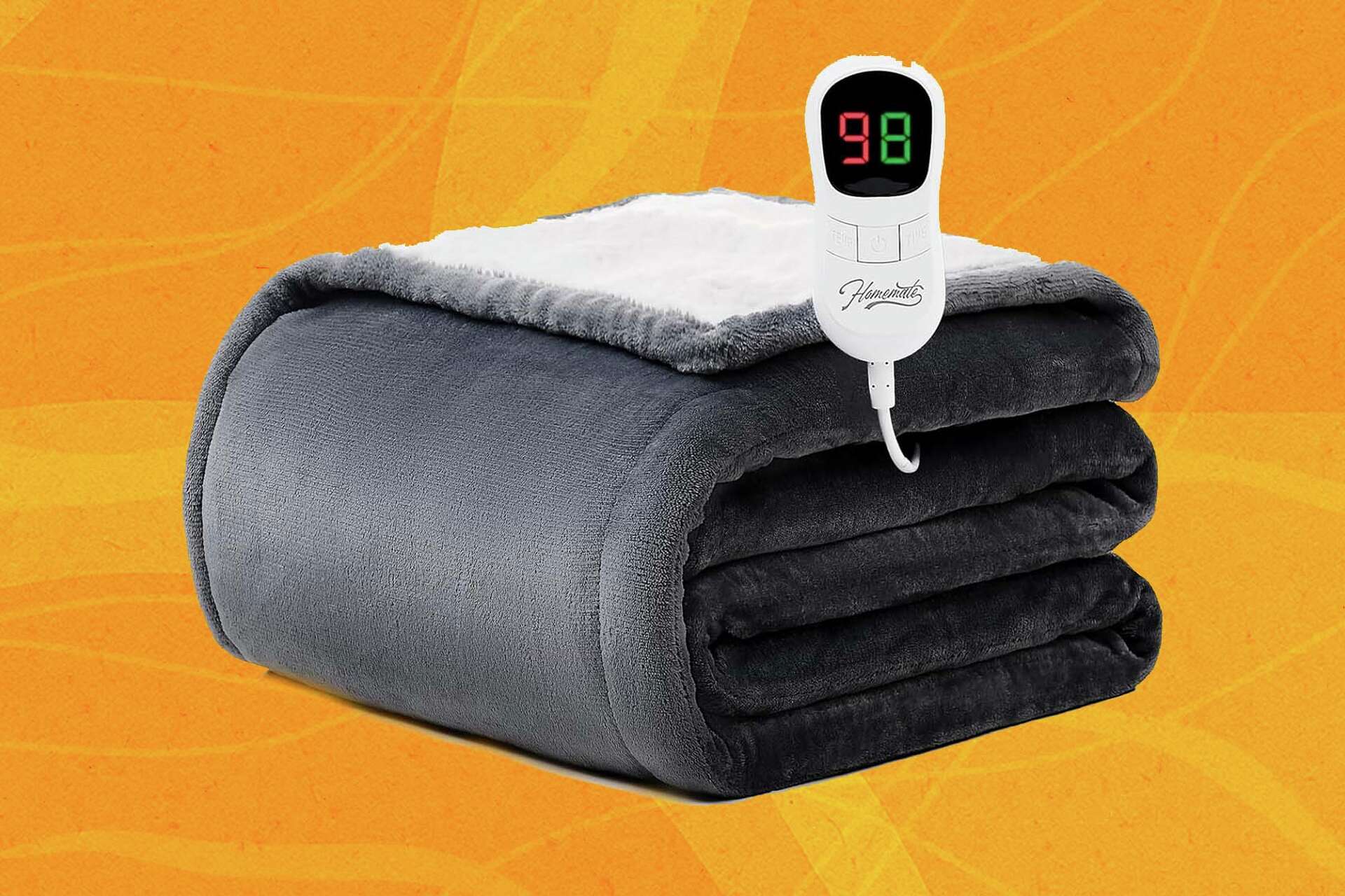 Curated visual reference: Picture Idea: This Heated Blanket Gets Up To 122 Degrees Fahrenheit And