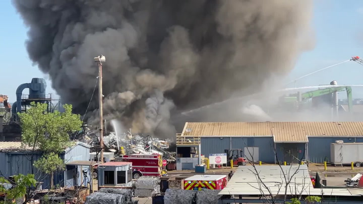 Fire at CMC Recycling