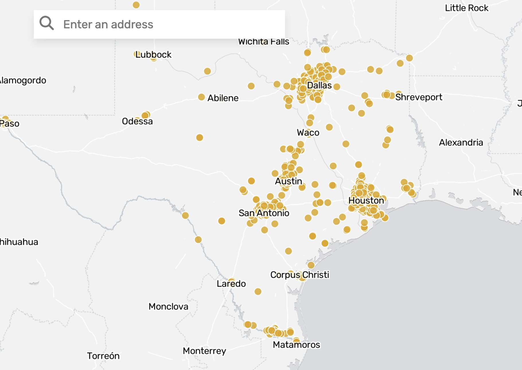 Private schools approved for the voucher program as of Jan. 8, 2025. Source: Texas Education Freedom Accounts