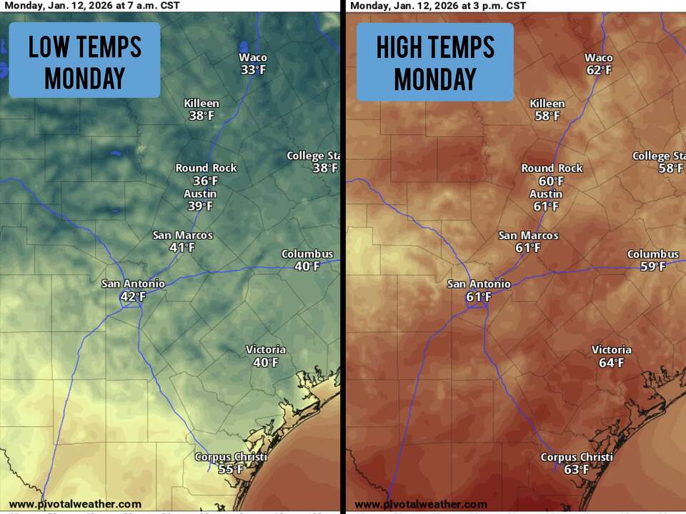 Two cold fronts to hit Texas this week. Here’s when they arrive.