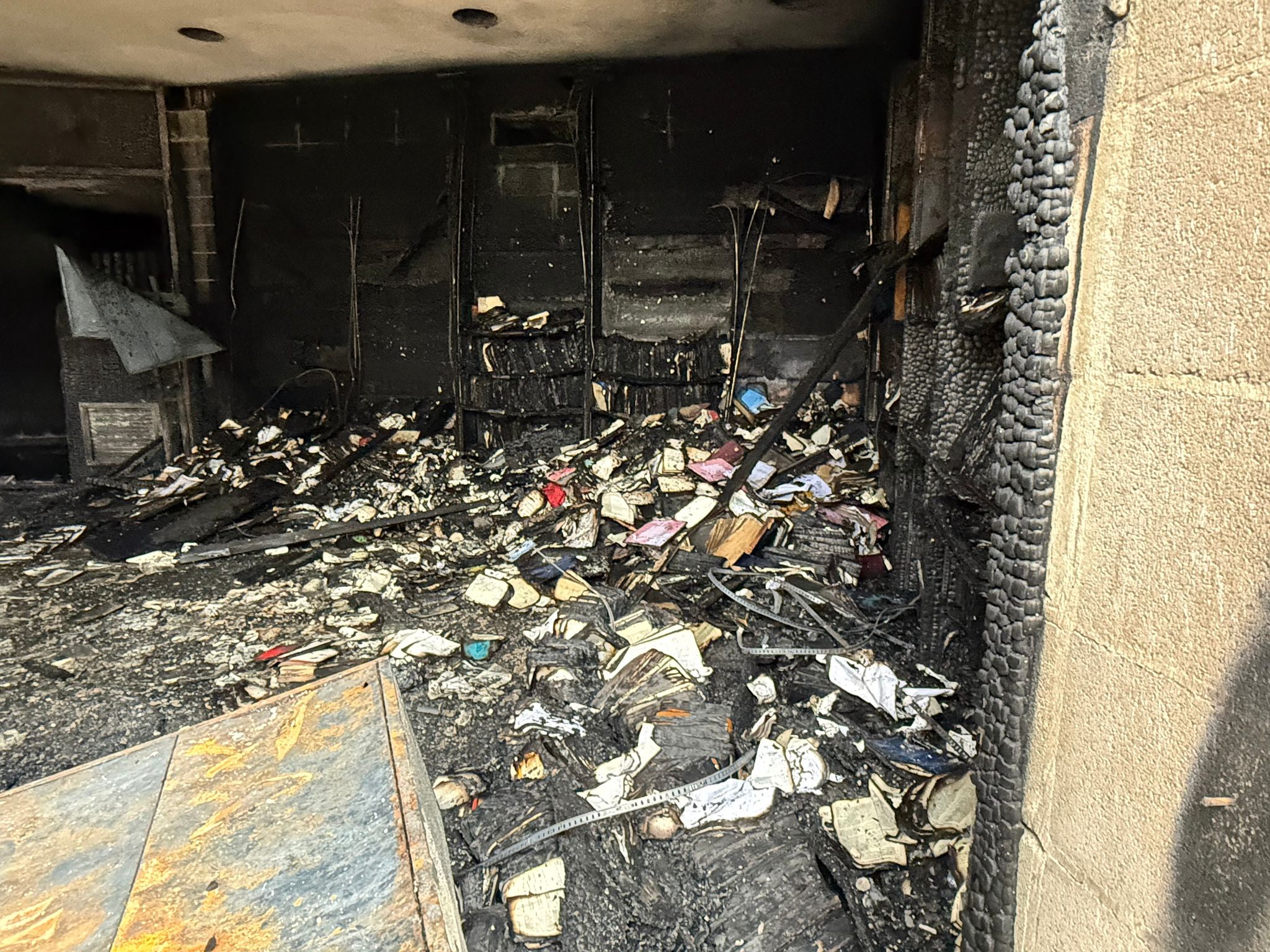 A man pleads not guilty to setting fire to Mississippi synagogue