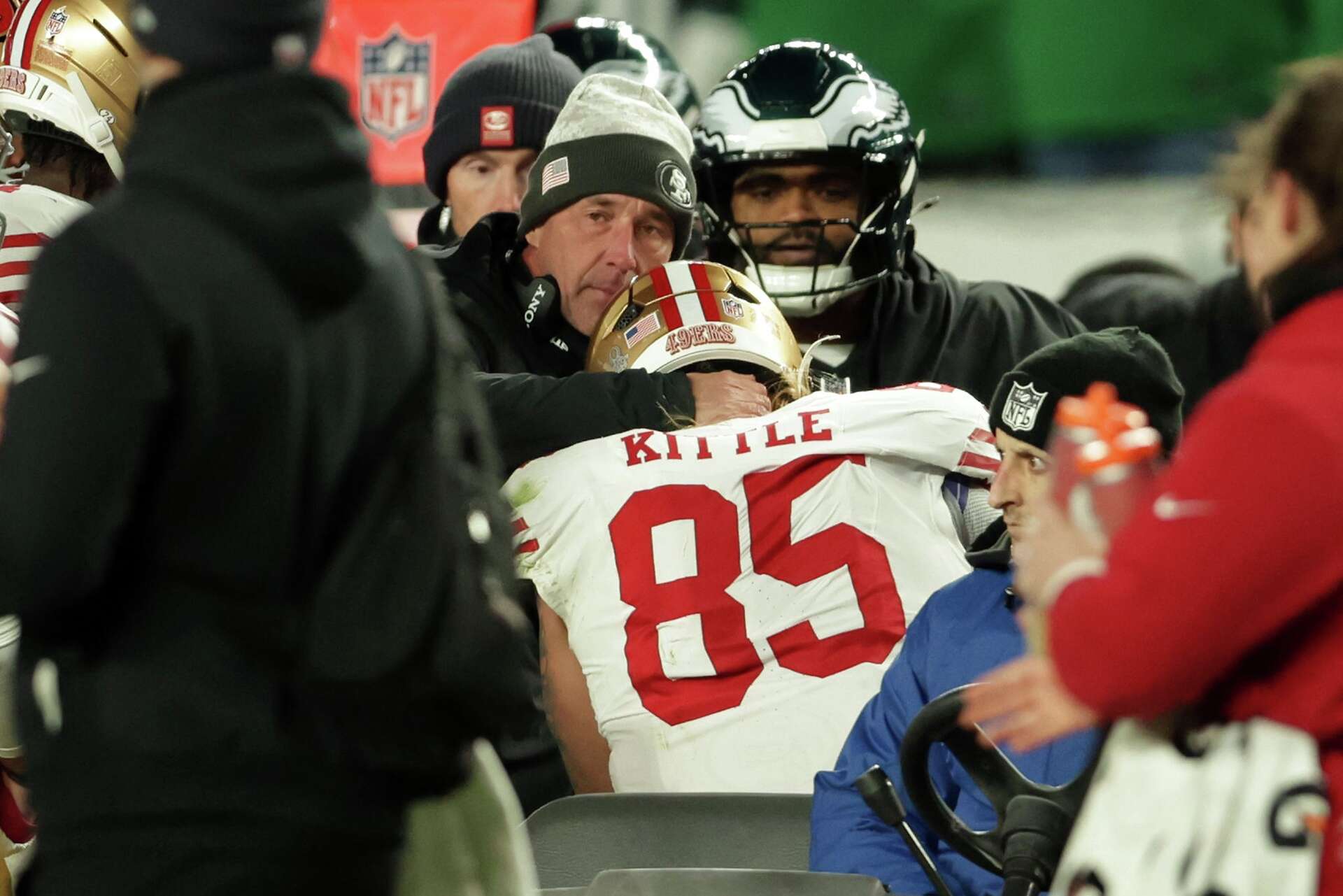 George Kittle suffers torn Achilles. How did 49ers TE handle the news?