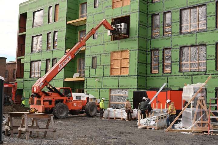 Illustration of Luxury Eco Apartments With Low Emissions Building Systems