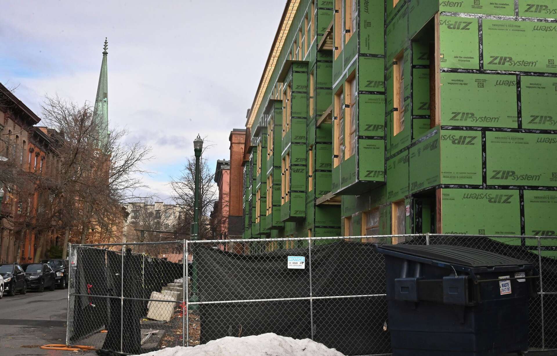 Troy's first zero-emission multifamily apartment building taking shape
