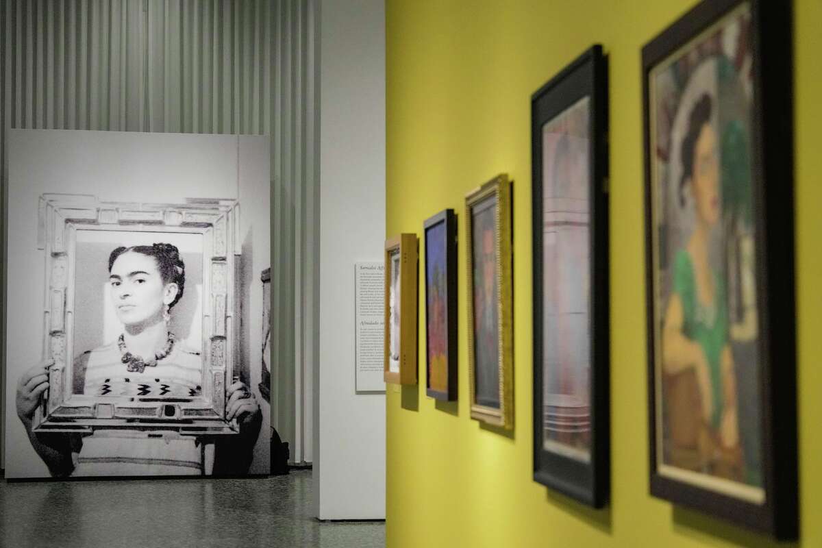First Look at the Frida Kahlo: Making of an Icon at the Museum of Fine Arts Houston in Houston, Wednesday, Jan. 14, 2026.