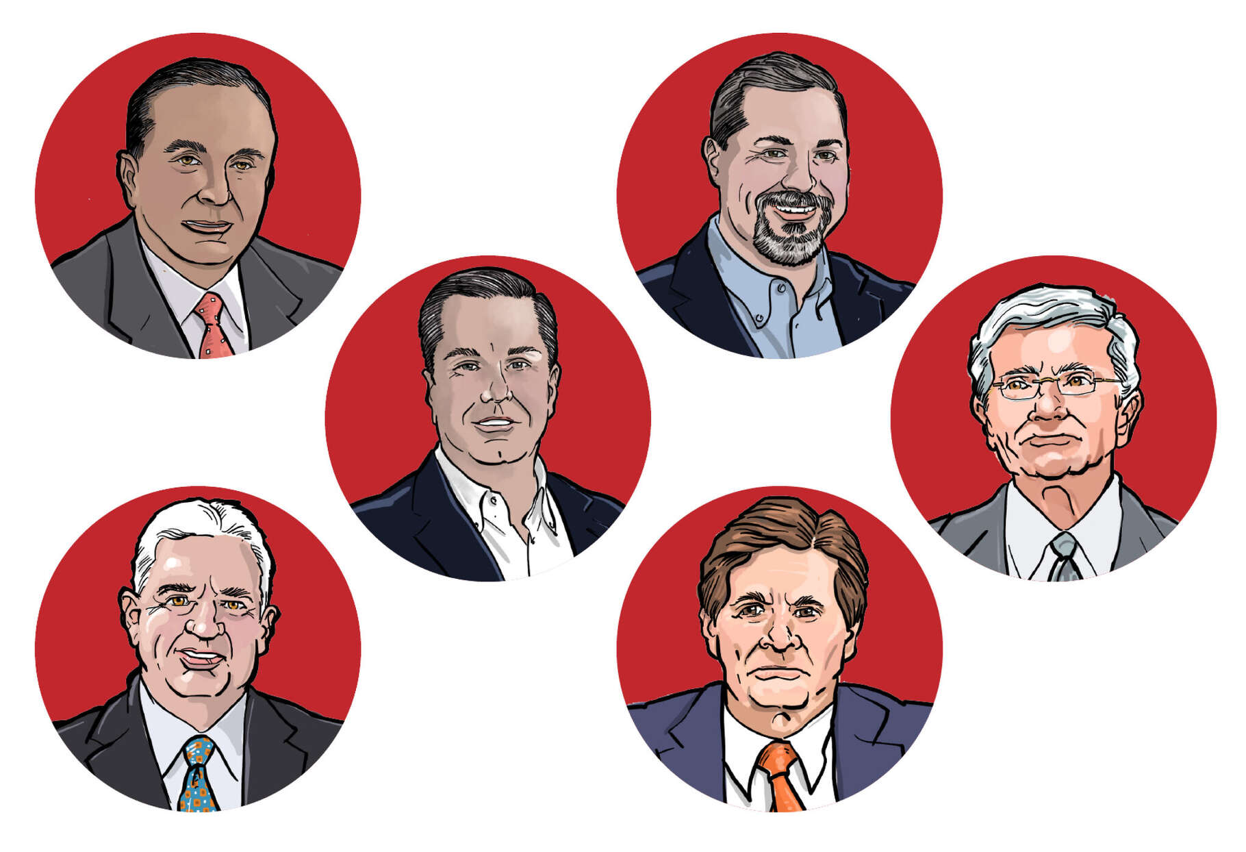 Explore some of the largest donors to Texas Railroad Commission officials.