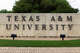 An entrance to Texas A&M University.