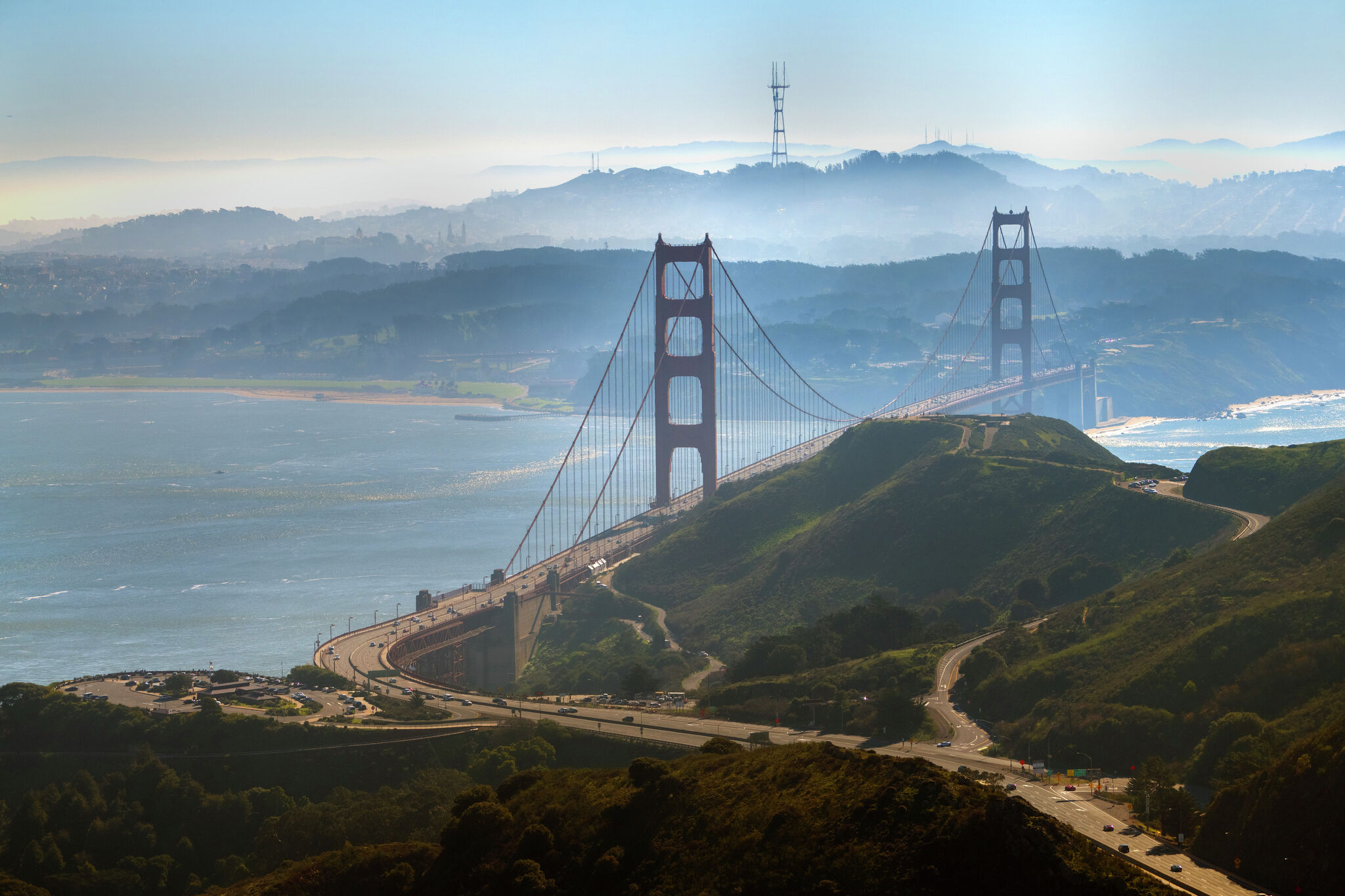 This hike above two tunnels ends with a perfect panorama of the SF Bay Area