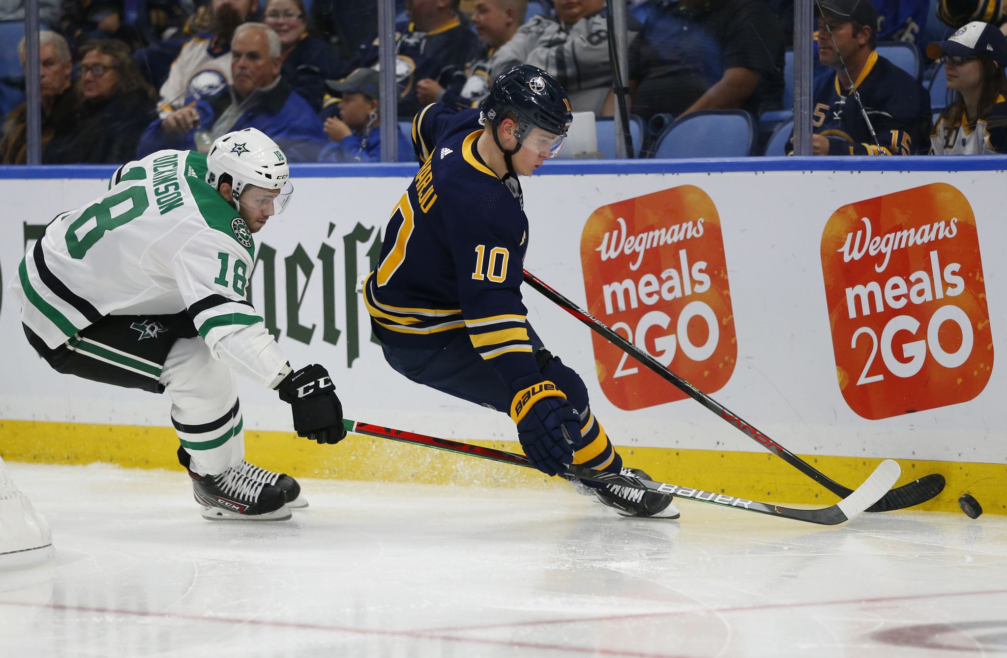 Inability to get substitutions vs. Sabres led to turning point in Stars ...