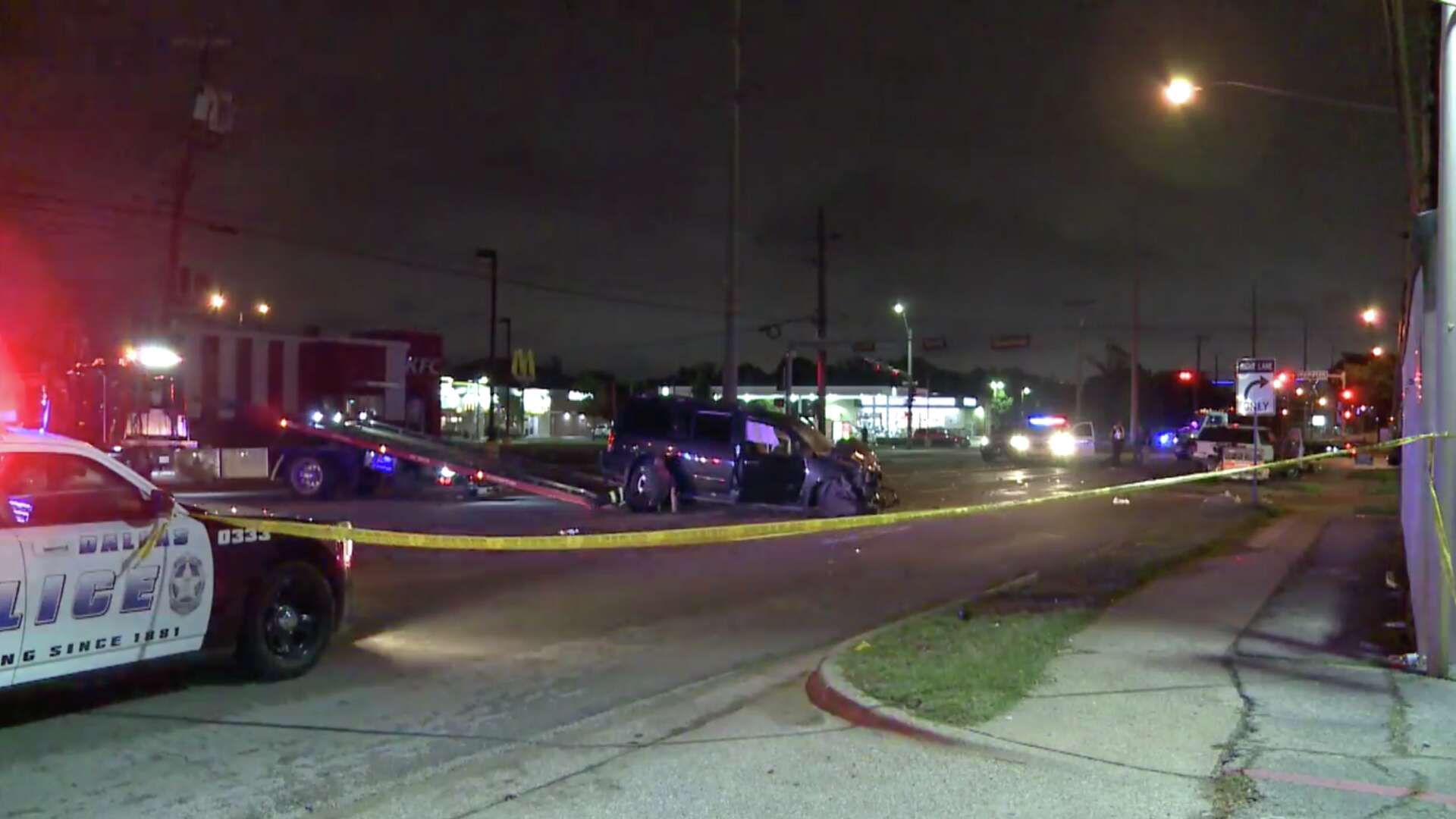 Three killed in West Dallas crash with driver suspected of driving ...