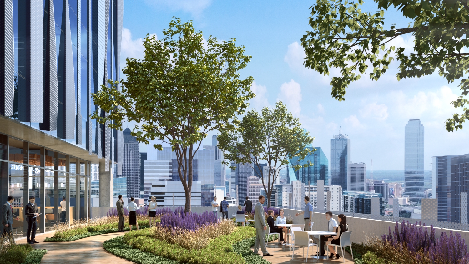 Round Building Dallas Another office tower heads toward finish in Uptown Dallas area