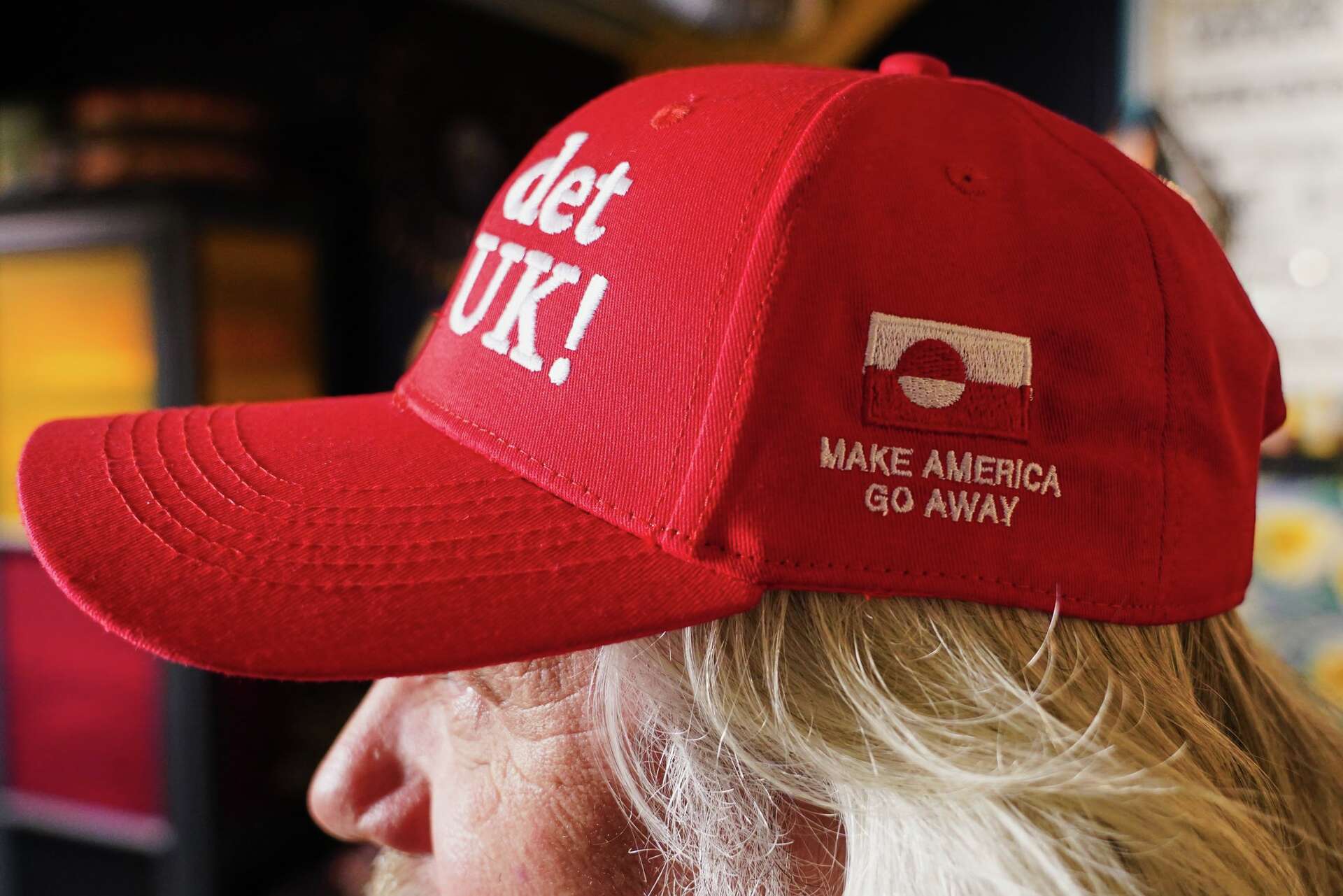 Pro-Greenland protesters mock Trump's MAGA slogan with 'Make