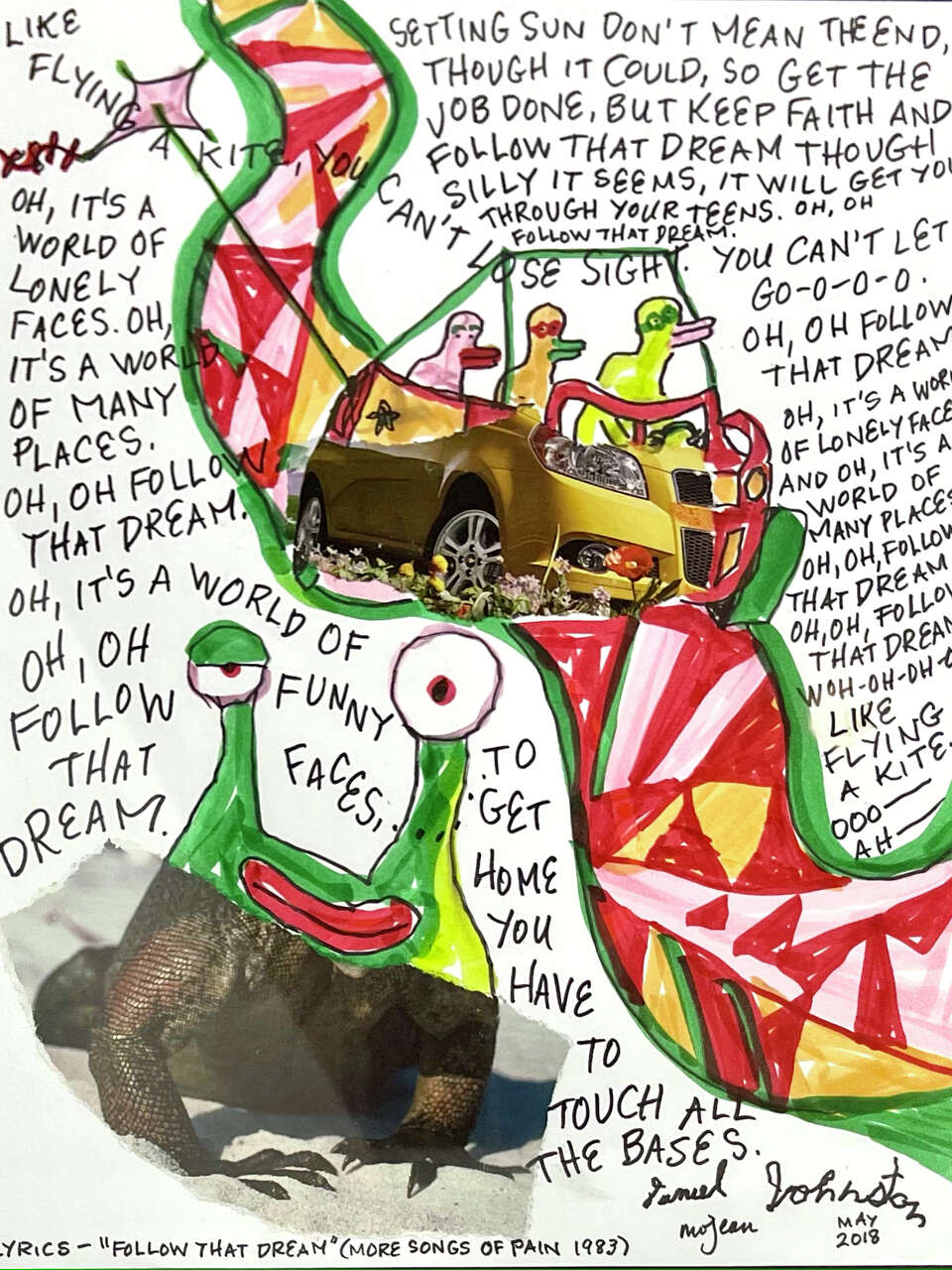 Alive 2020年追悼展ポスター Johnston Daniel in Johnston Daniel