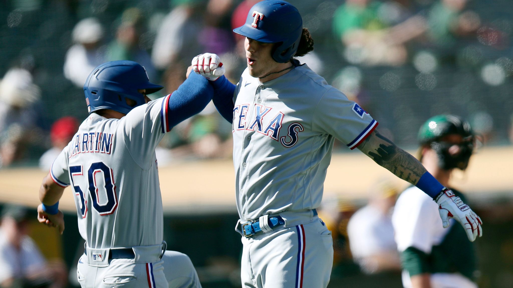 'One of our best wins': Rangers muster late-inning comeback to defeat A's