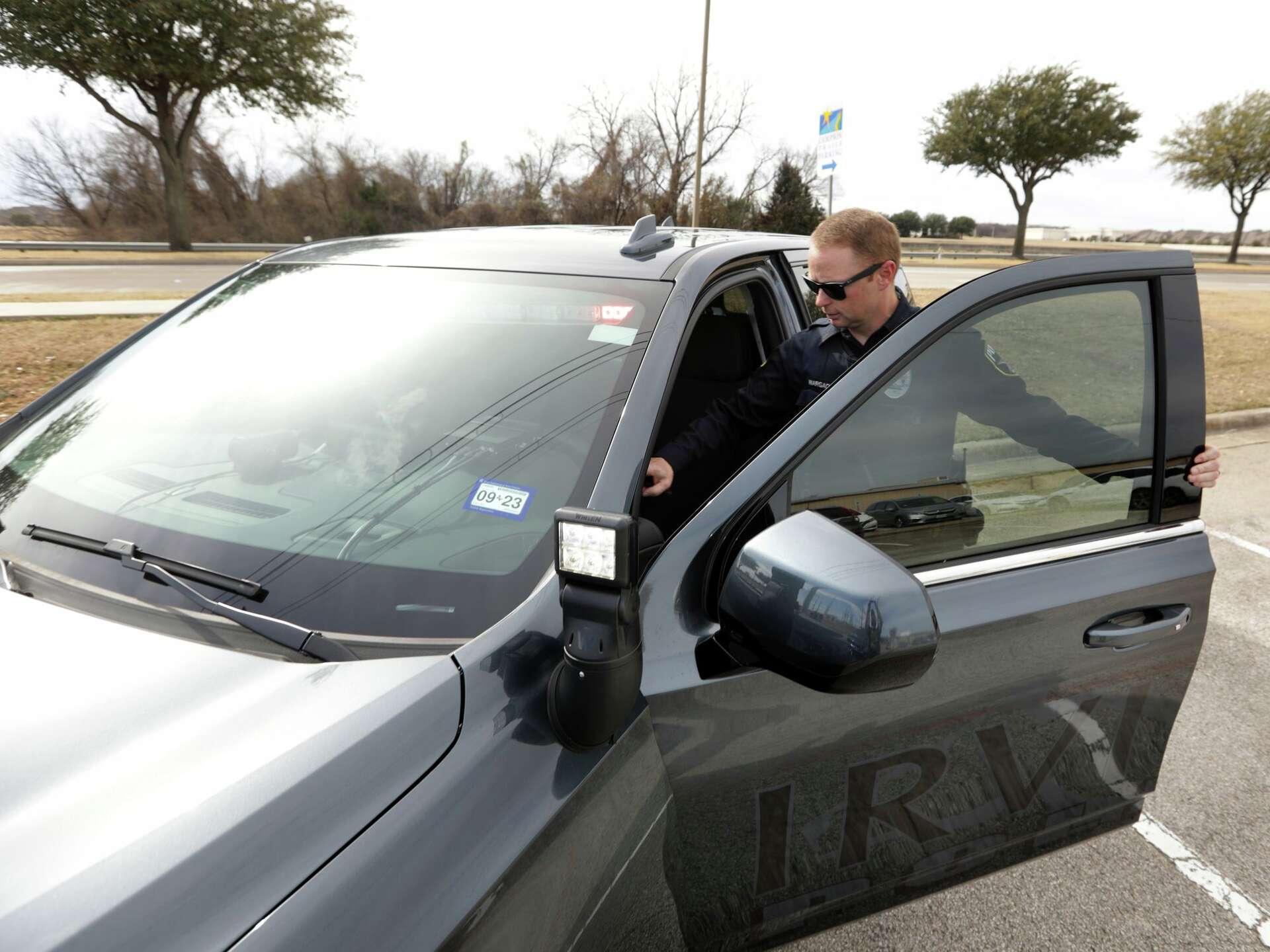 Texas Racing Commission Police Irving police unveil new squad cars to target road rage
