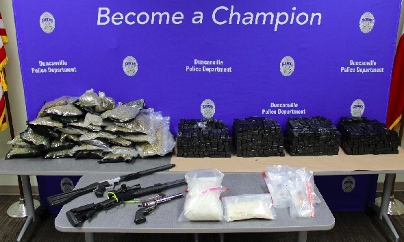 $10 million worth of drugs seized in raid, Duncanville police say
