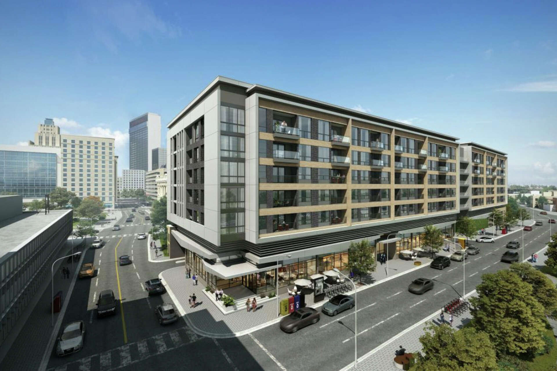 Work is starting on park side downtown Dallas apartments