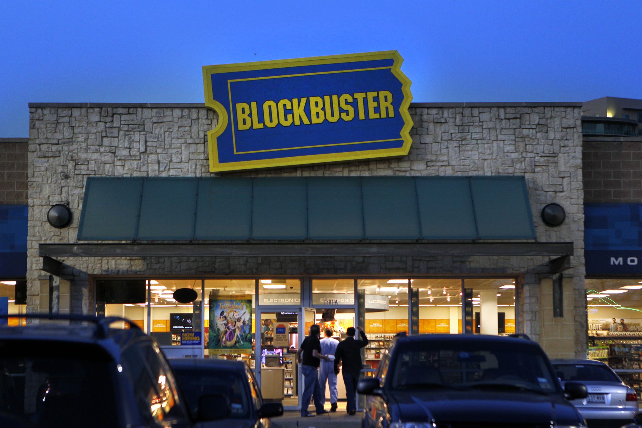 A visual timeline of Blockbuster in Dallas throughout the years
