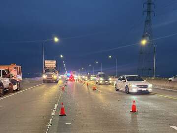 Stalled car hit from behind in deadly San Mateo Bridge crash