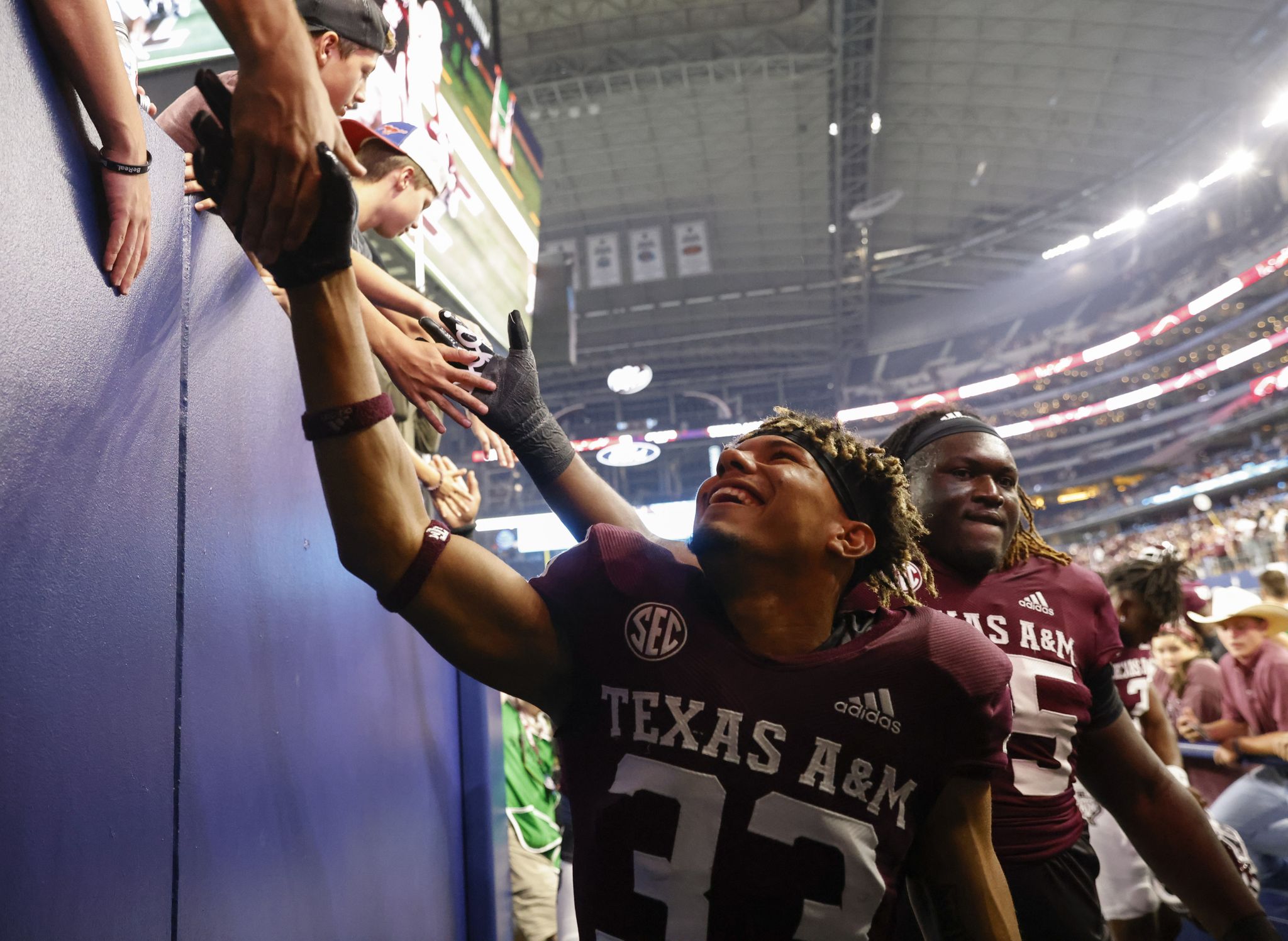 Aggies take over Arlington: See photos from Texas A&M's win over Arkansas