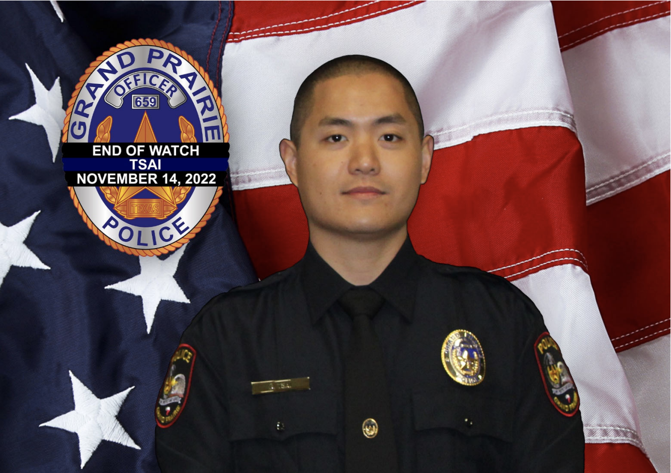 Man arrested after chase that led to Grand Prairie officer's death