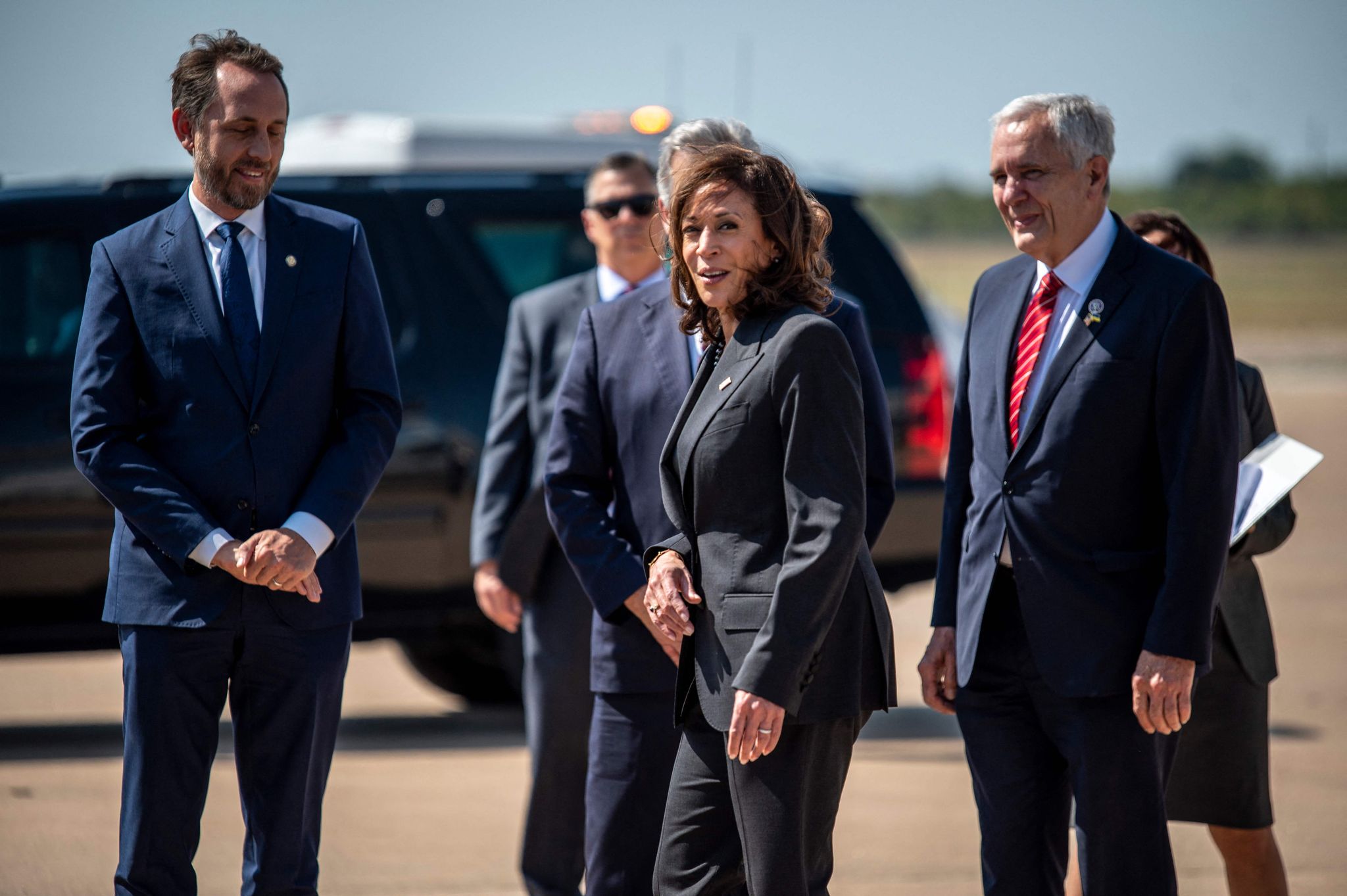 In Texas, VP Kamala Harris urges voters to push back on ...