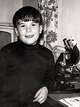 Peter Hotez, around age 10, with his microscope.