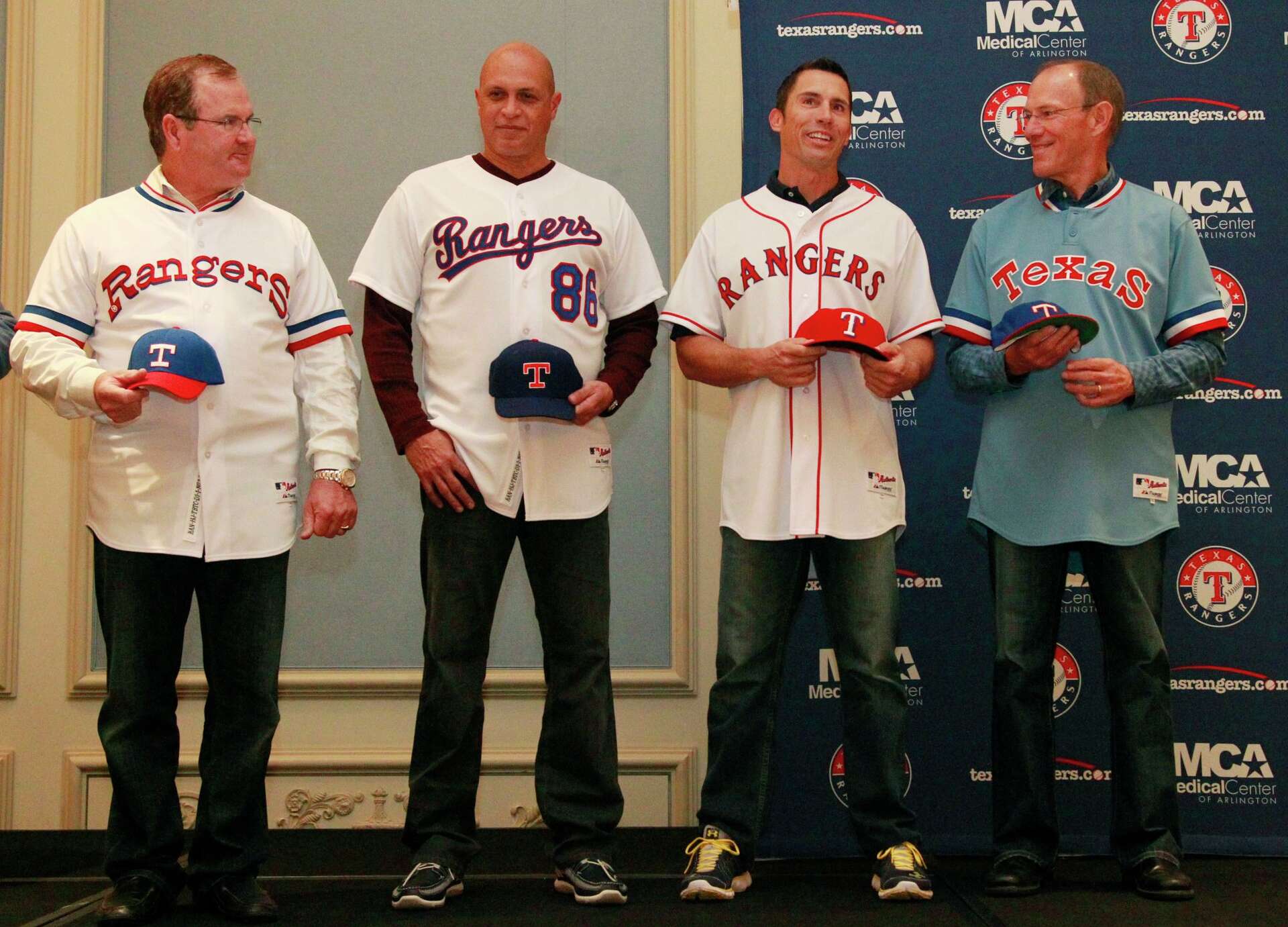 Texas Rangers Uni Blue The red jersey is back: A quick history of Texas Rangers uniforms