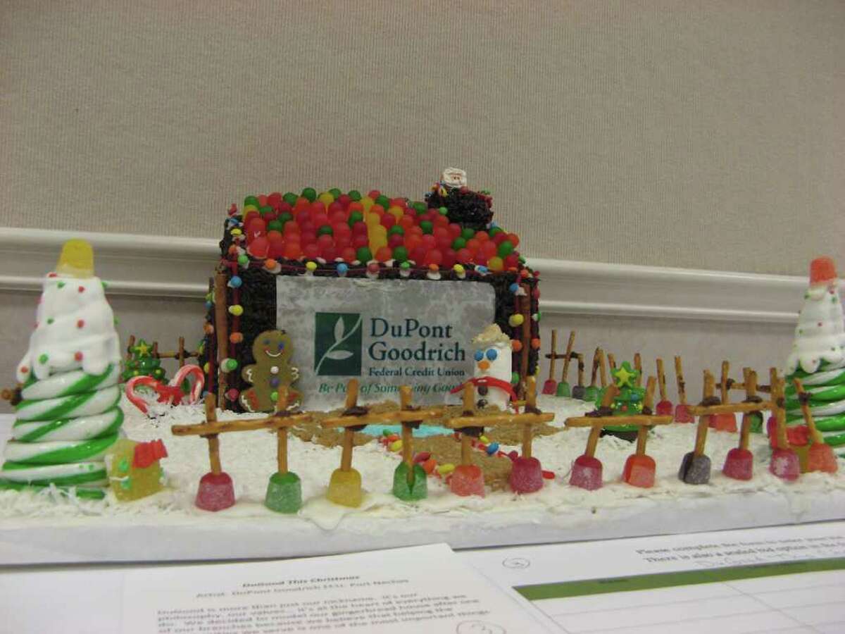 Gingerbread houses at the McFaddinWard House Visitor Center