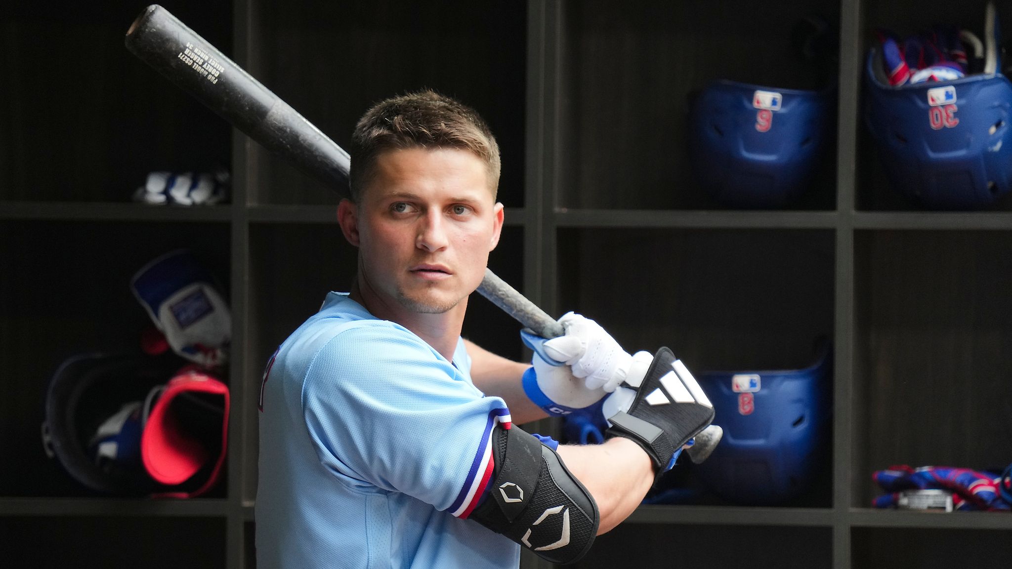 Which Texas Rangers have the most playoff experience?