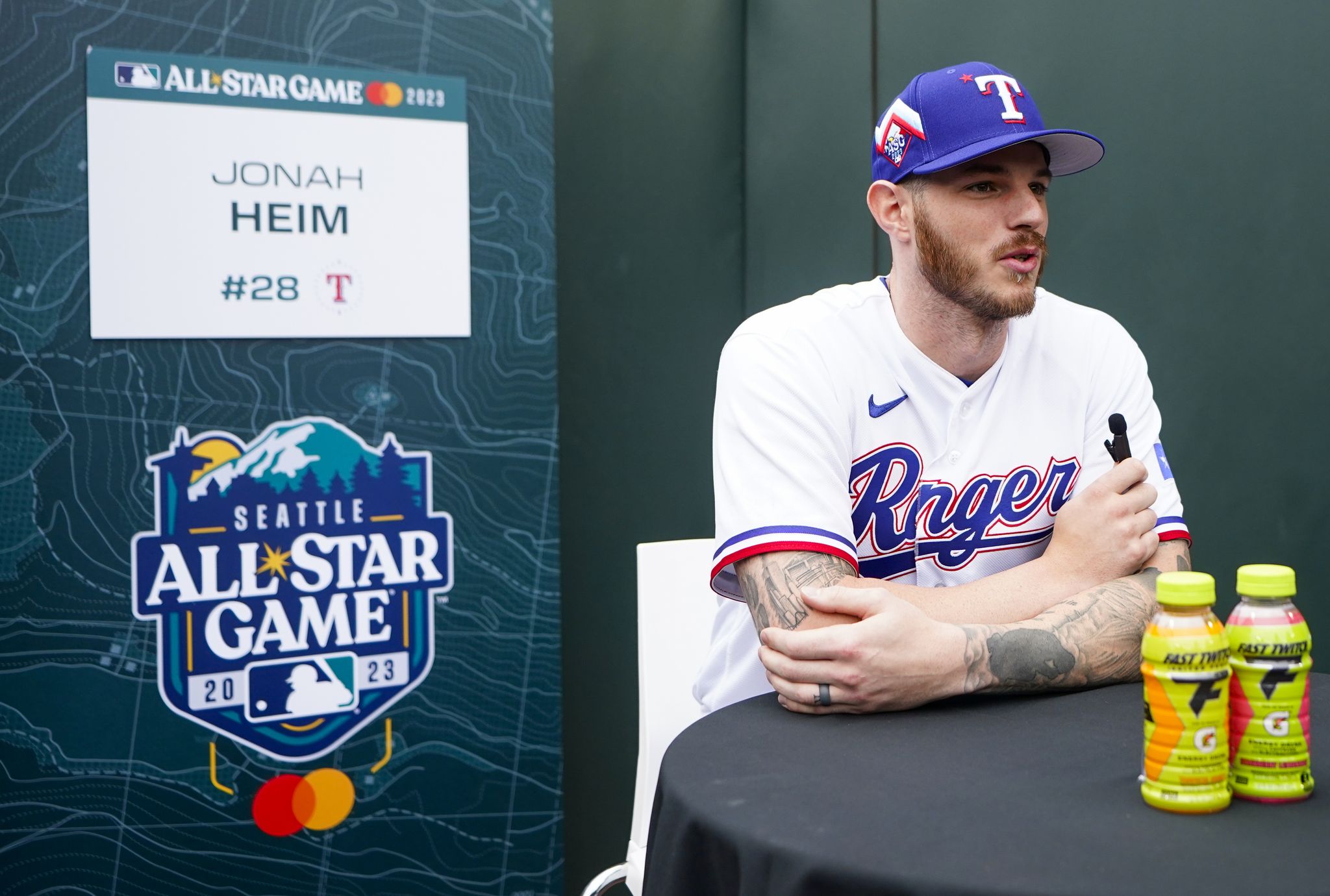 Jonah Heim adds name to Rangers history book at MLB All-Star Game