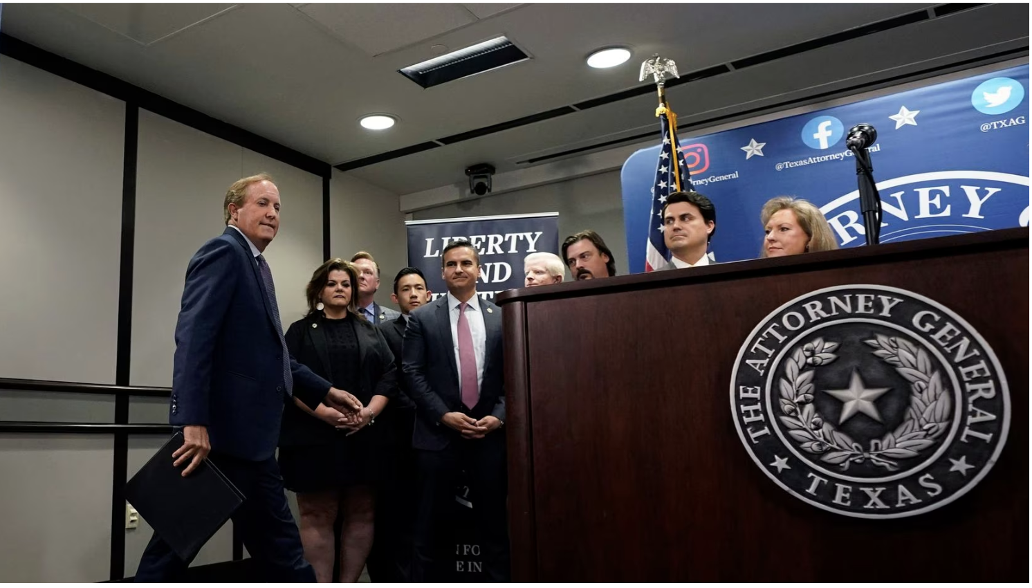 What does Texas Attorney General Ken Paxton do?