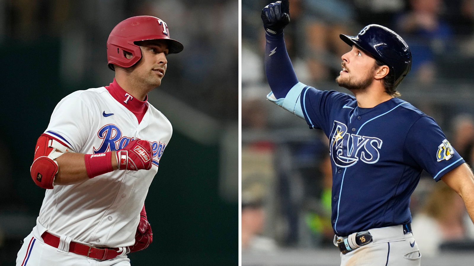 Brothers Nathaniel, Josh Lowe face off for 1st time in Rangers-Rays