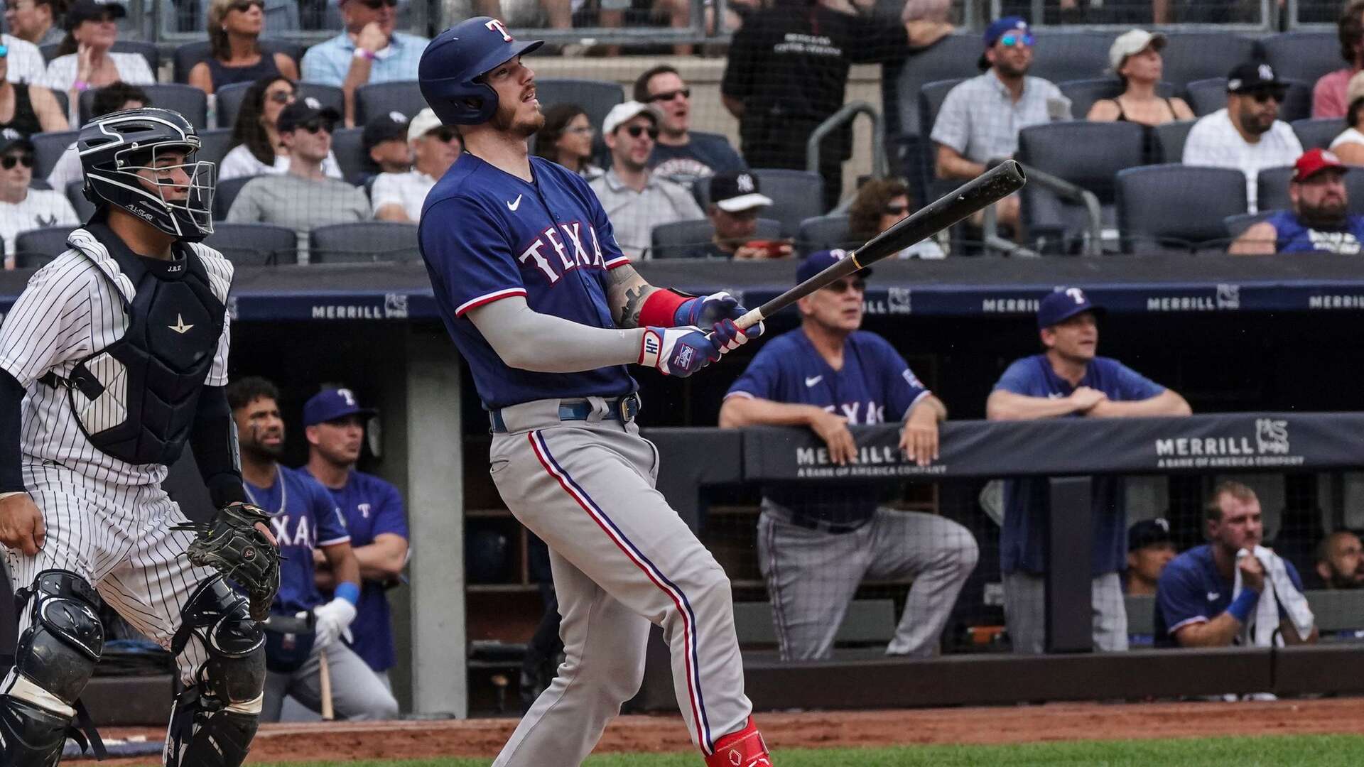 Rangers' Jonah Heim boosting All-Star case as Josh Jung slumps