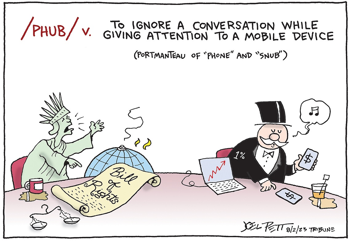 Editorial cartoon: The 1%