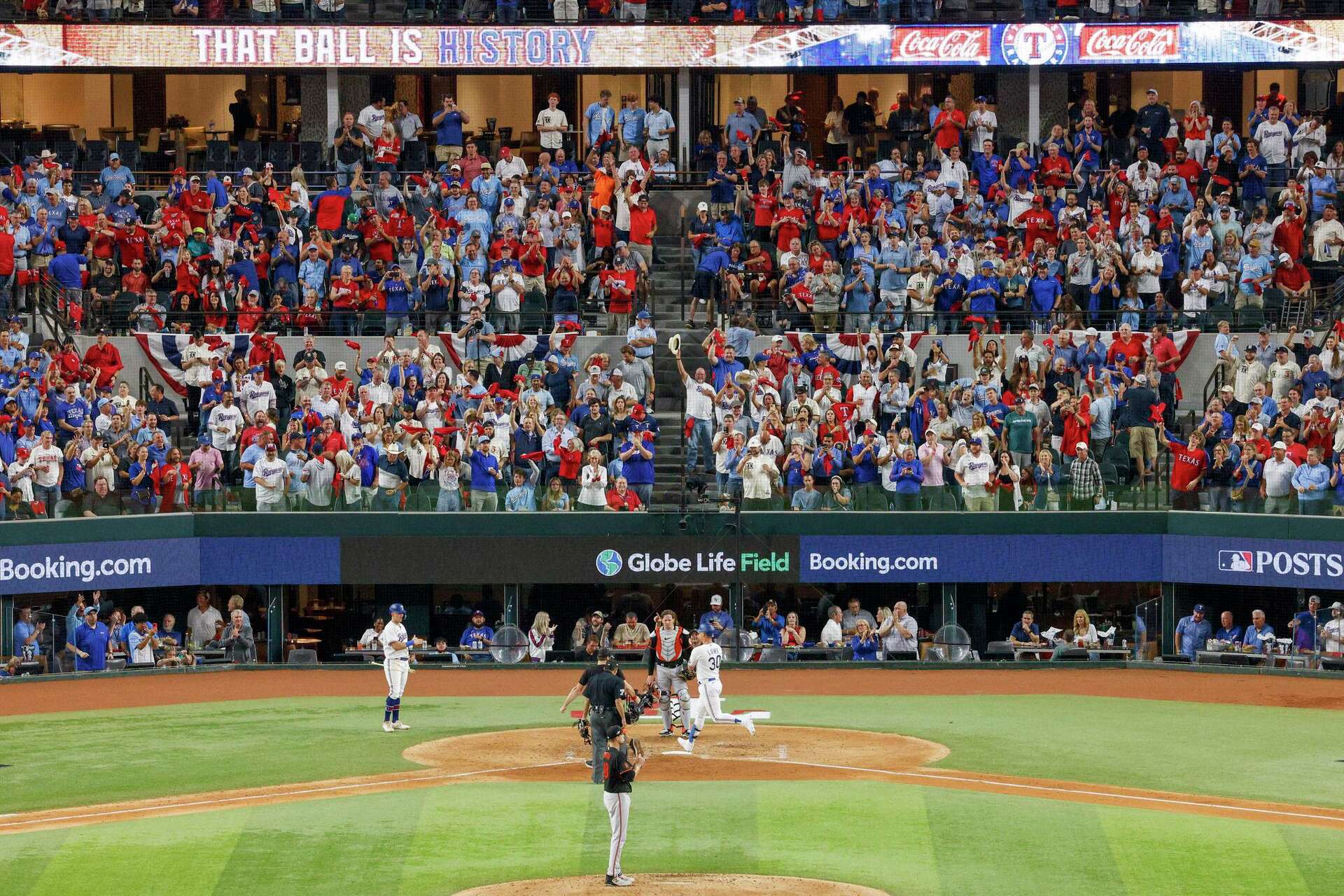 Texas Rangers Game Reporter Inside the suite life at Texas Rangers games behind home plate
