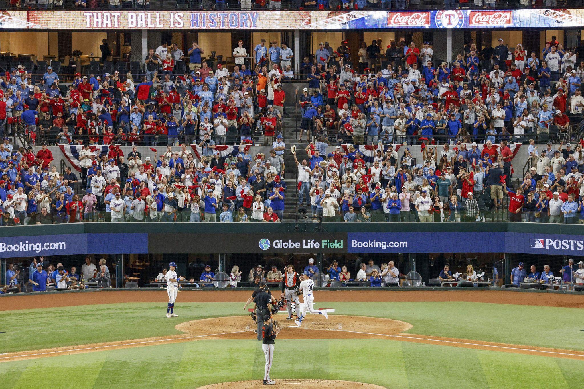 Texas Rangers Room Inside the suite life at Texas Rangers games behind home plate