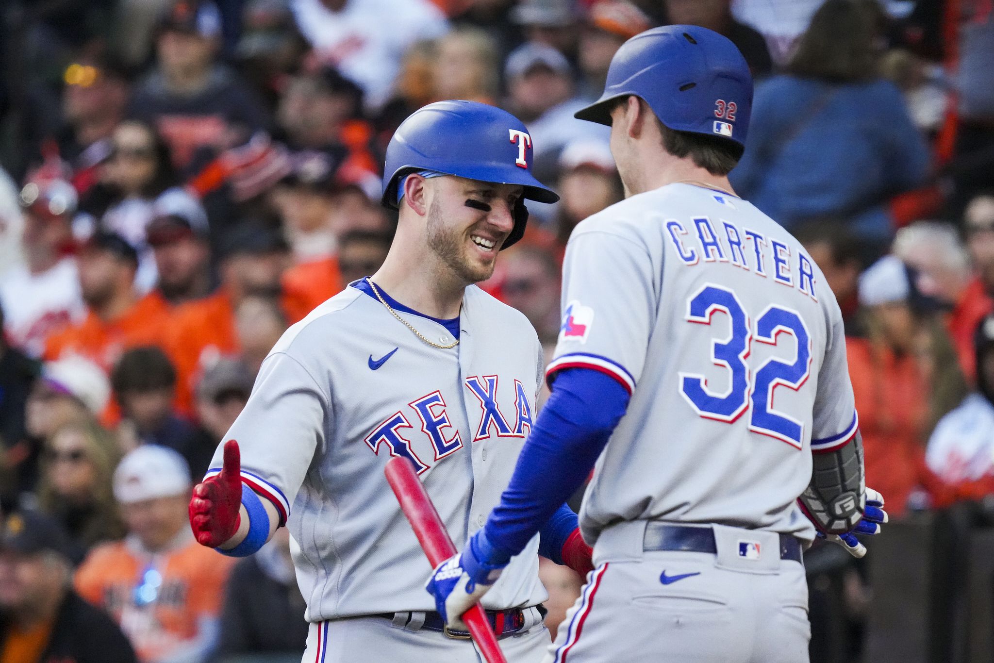 Rangers' 1-through-9 lineup works its way to Game 2 win