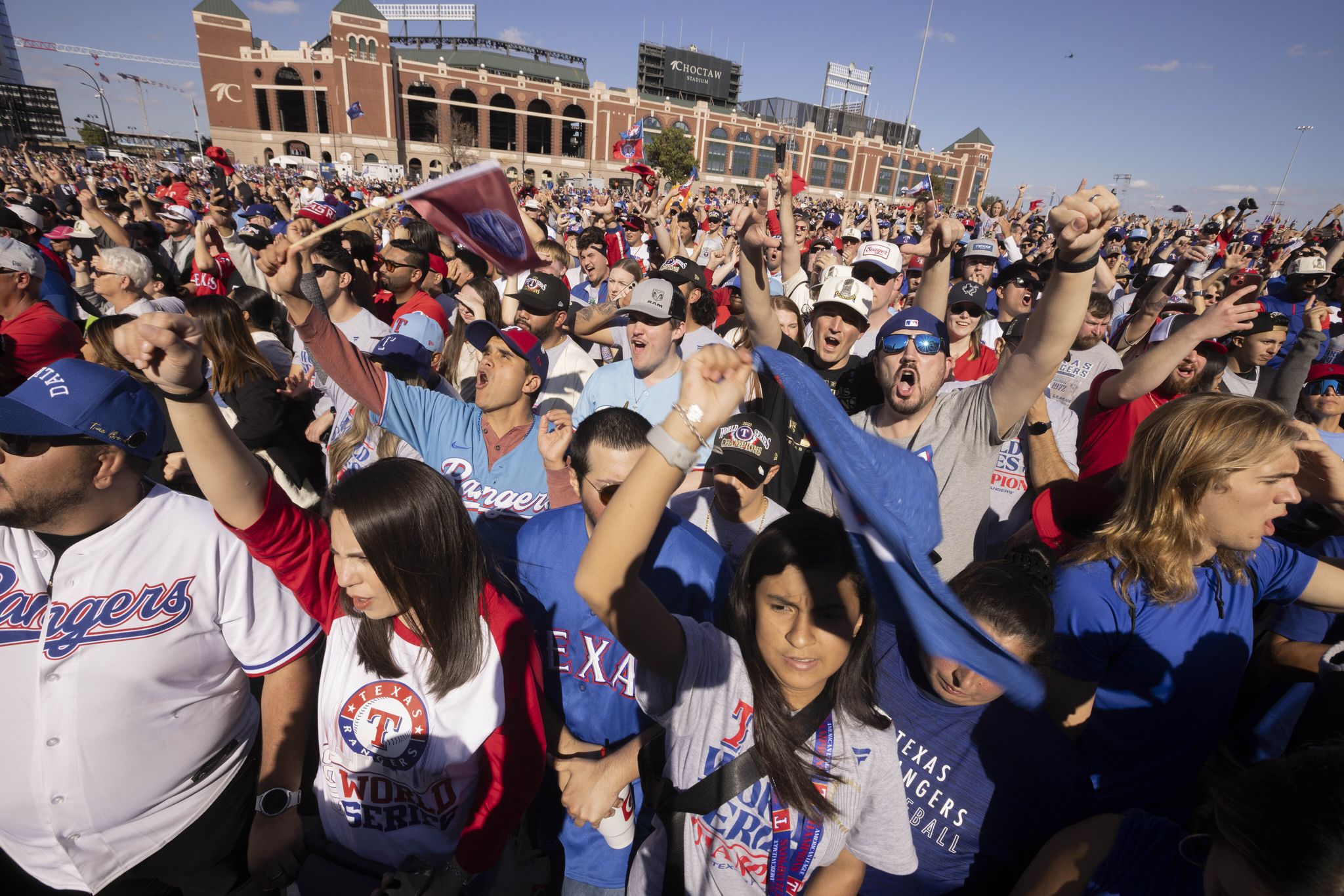Tx Rangers Parade Texas Rangers dedicate first World Series championship parade to loyal fans