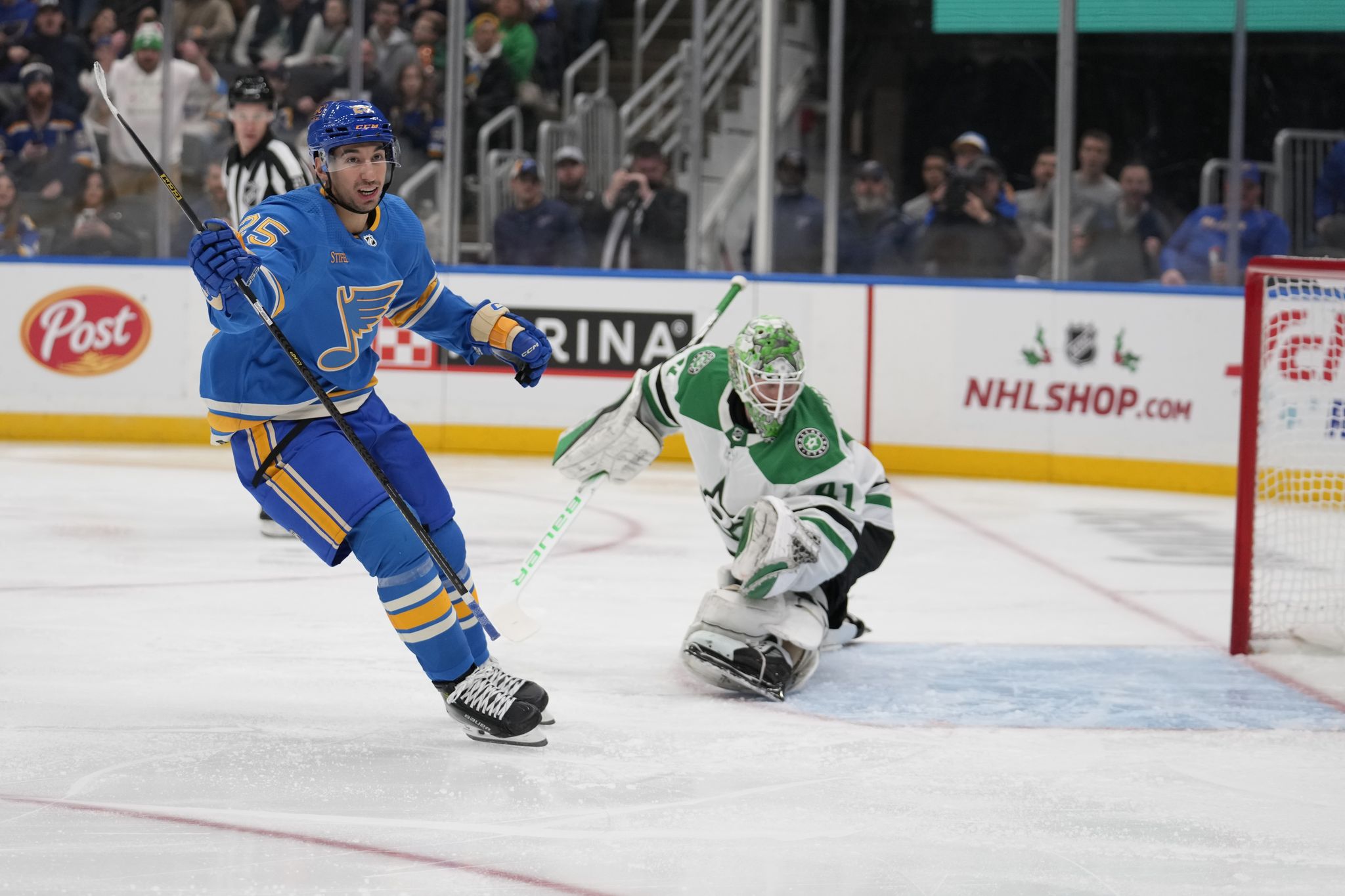 Stars' effort at another third-period comeback falls short in overtime ...