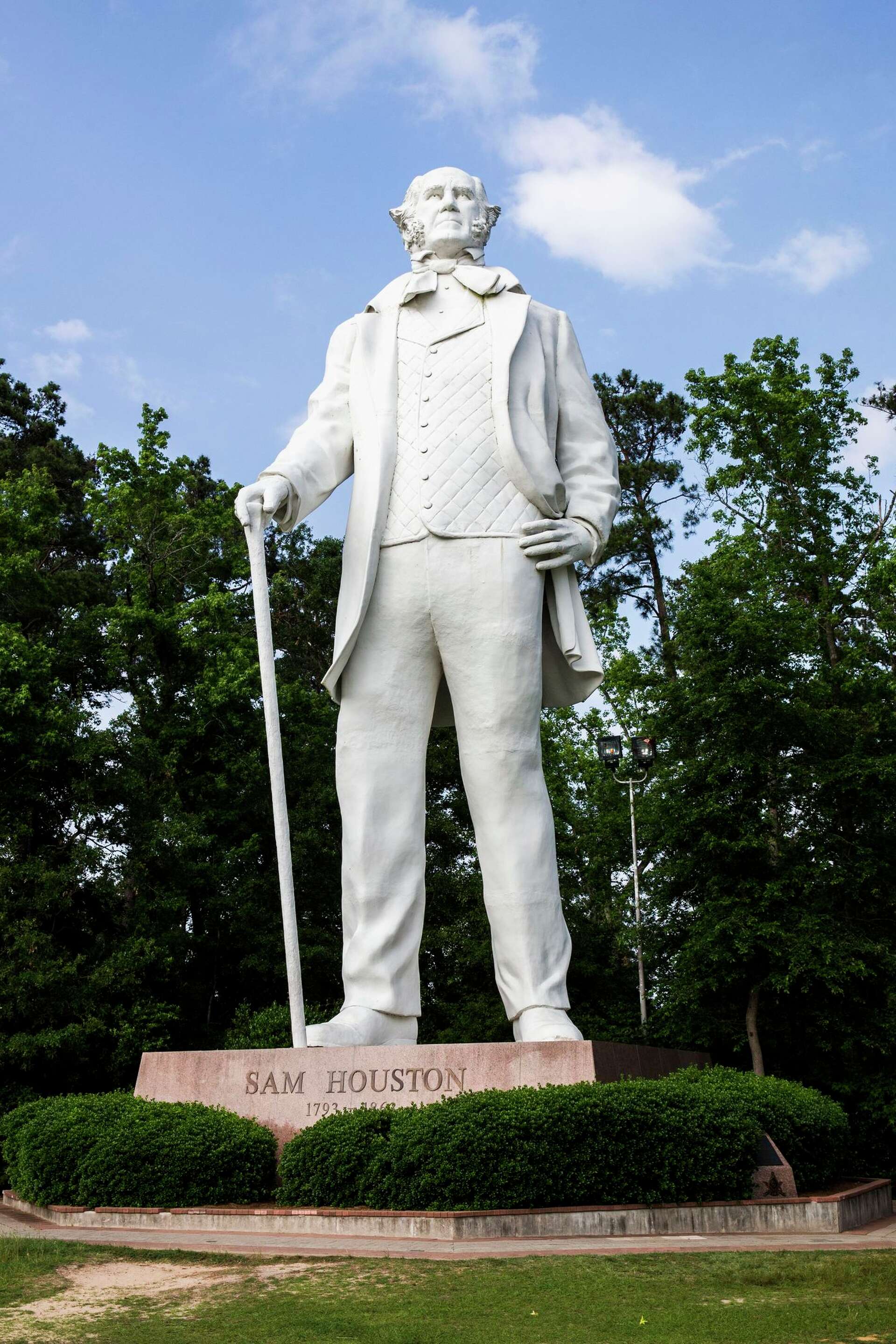 Why did Sam Houston carry a cane?