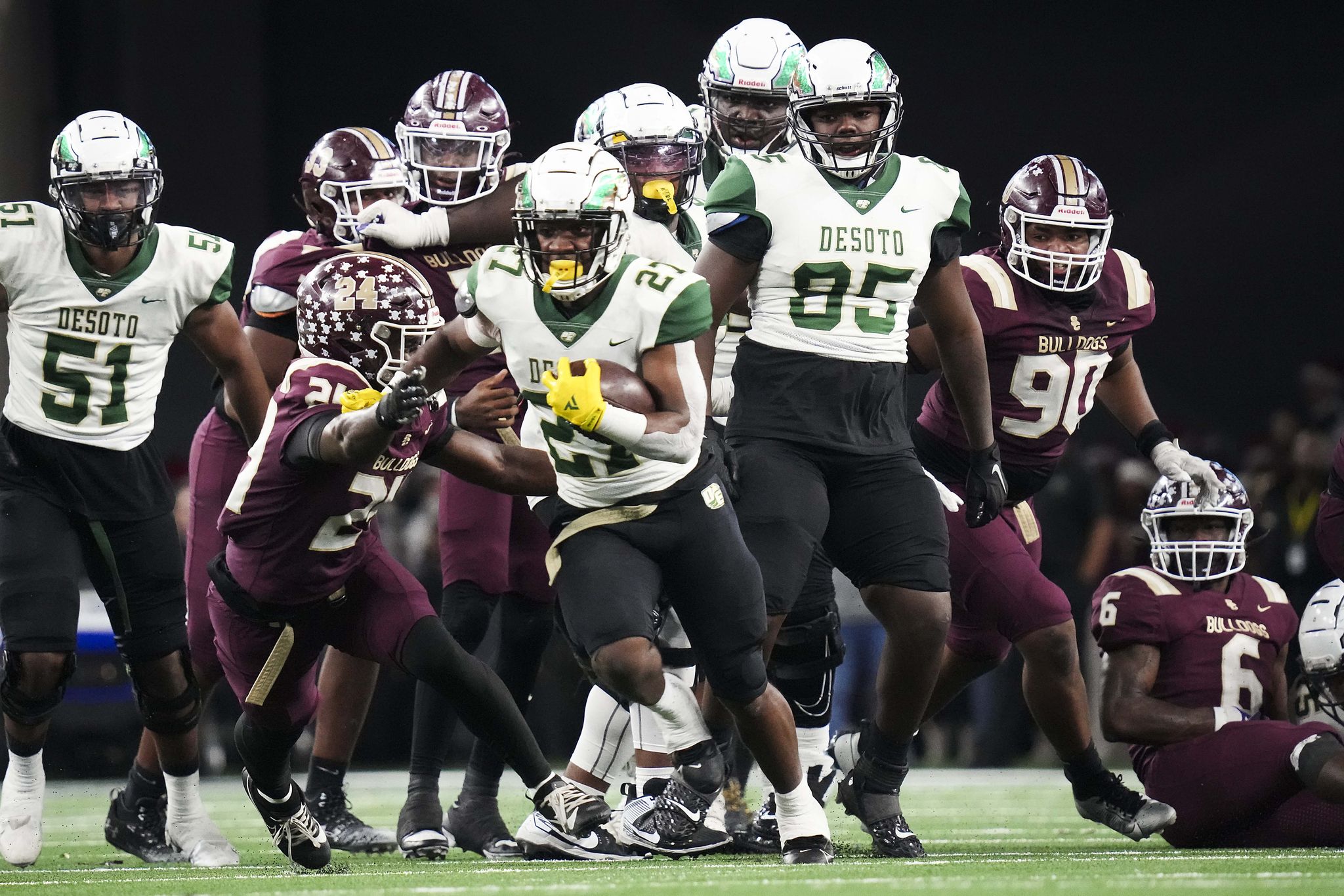 How have Dallas-area TXHSFB teams fared against Houston-area squads in ...
