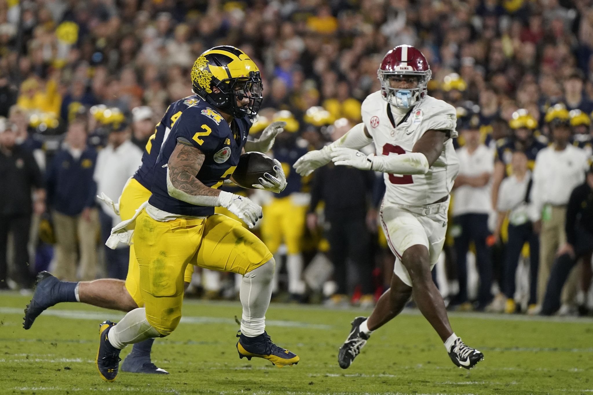Michigan outlasts Alabama in OT to reach CFP national title game