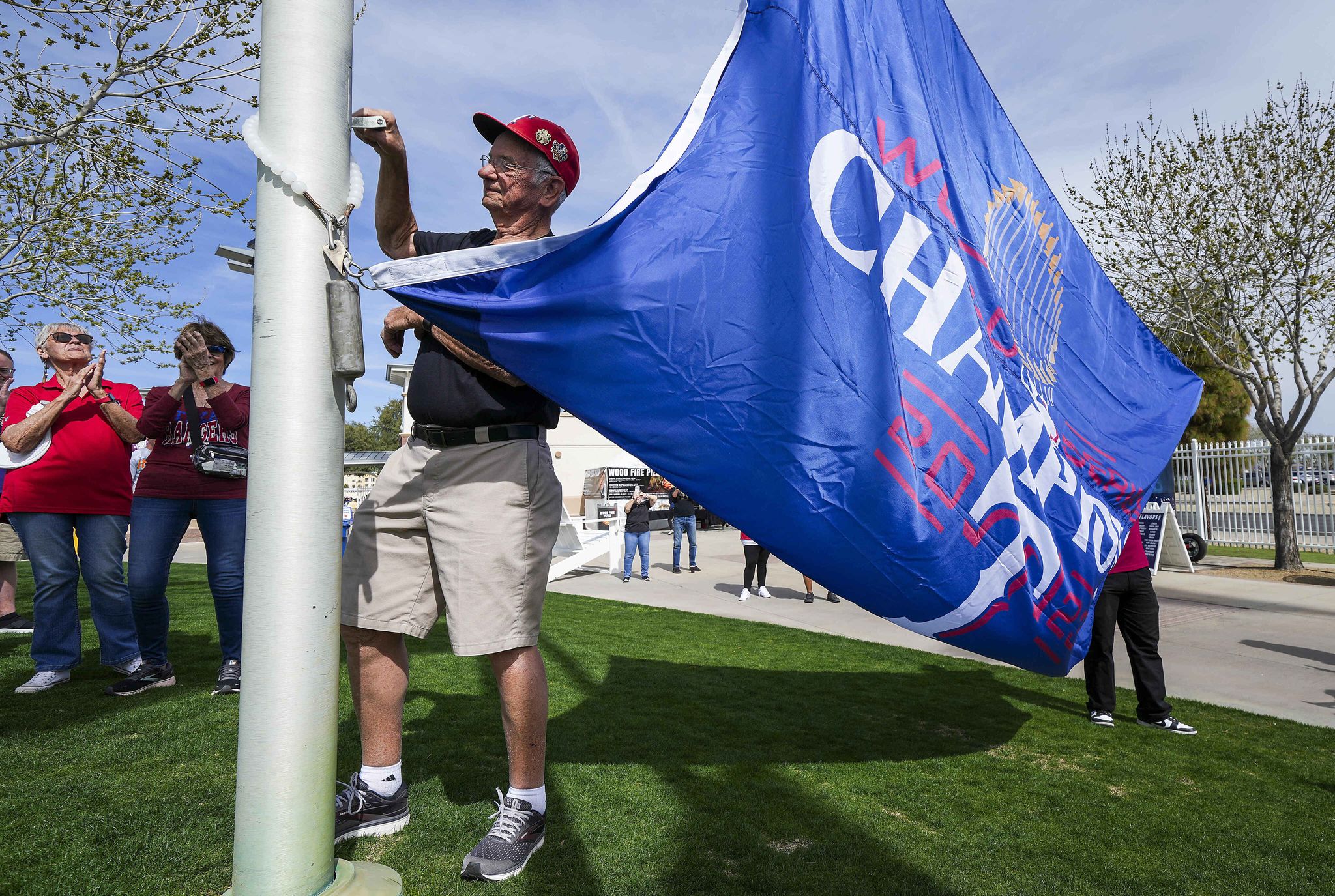 Texas Rangers Spring Training 2020 Texas Rangers take field for spring training opener, this time as ...