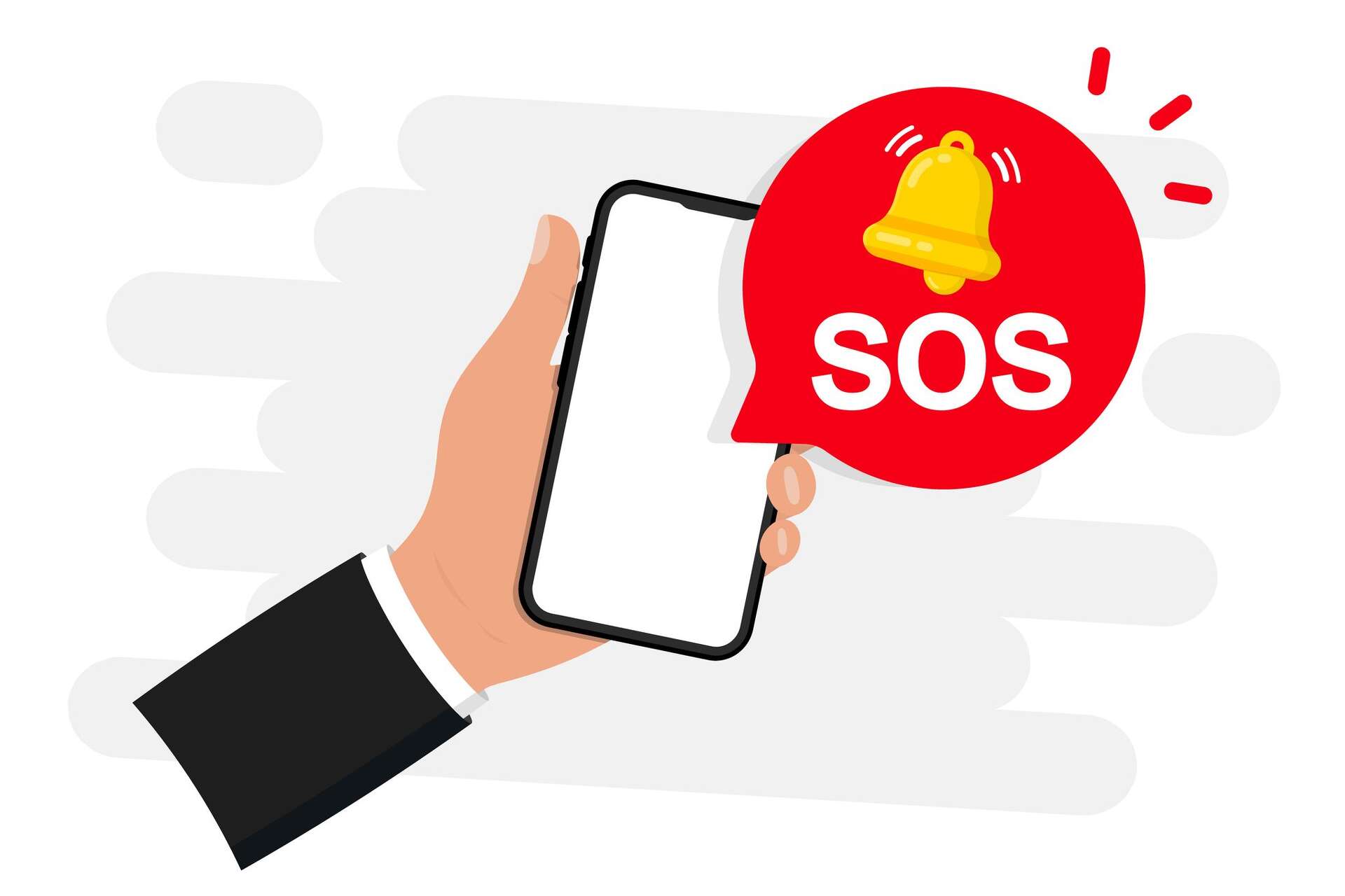 My phone is in SOS mode. What does that mean for calls, texts?