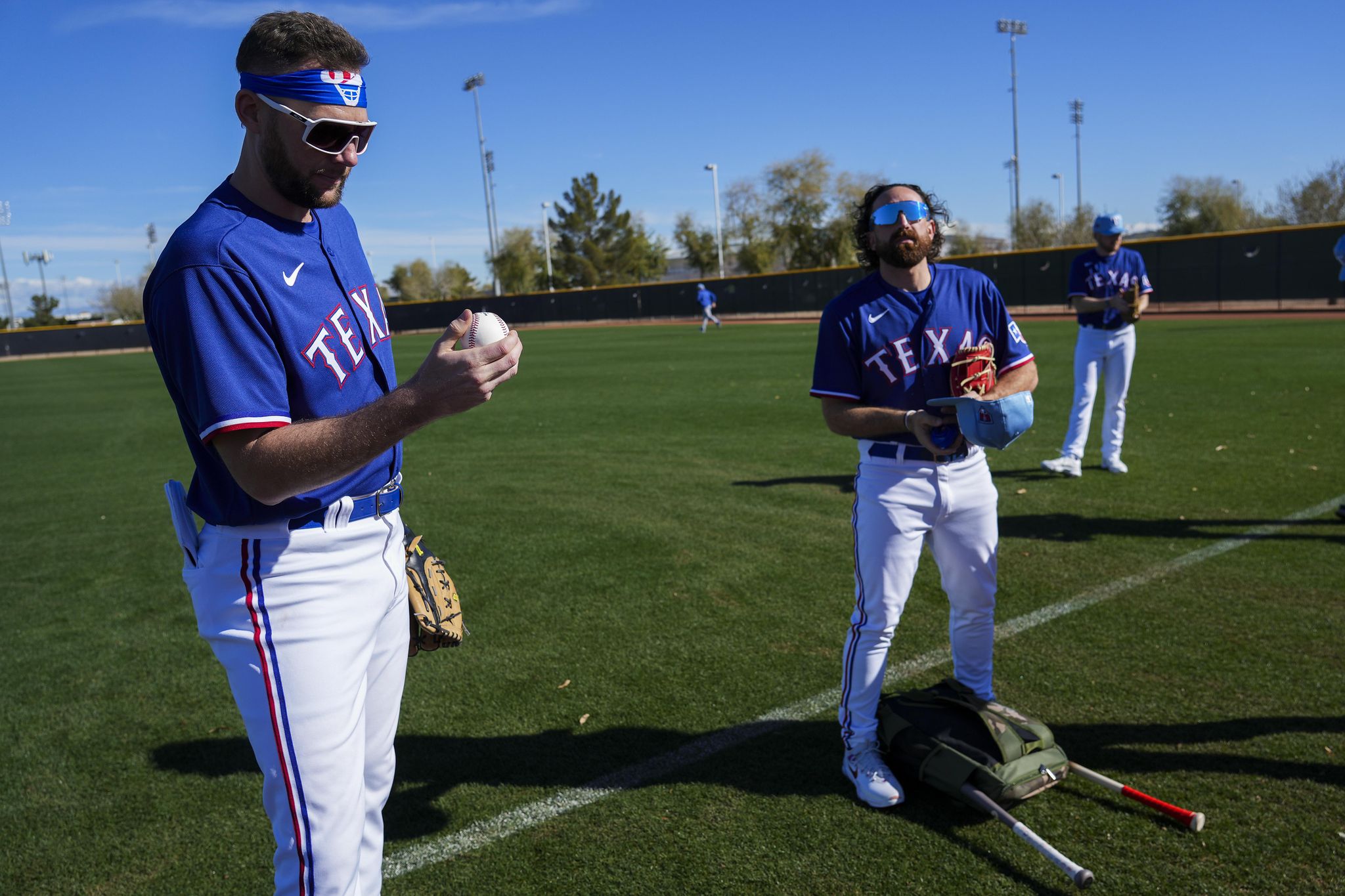 Texas Rangers Spring Training 2020 Latest guest at Texas Rangers' spring training? Frisco-based trick shot ...